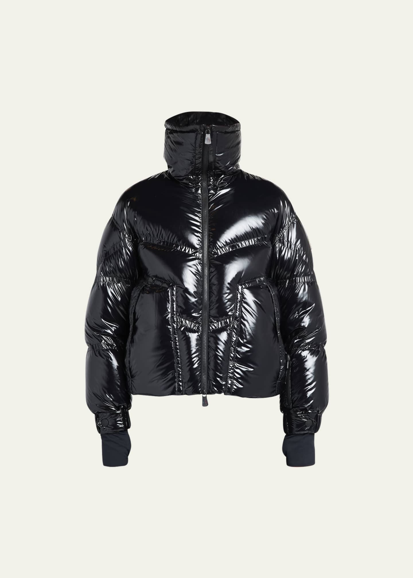 Moncler Maire Shiny Puffer Jacket with Removable Hood - Bergdorf Goodman