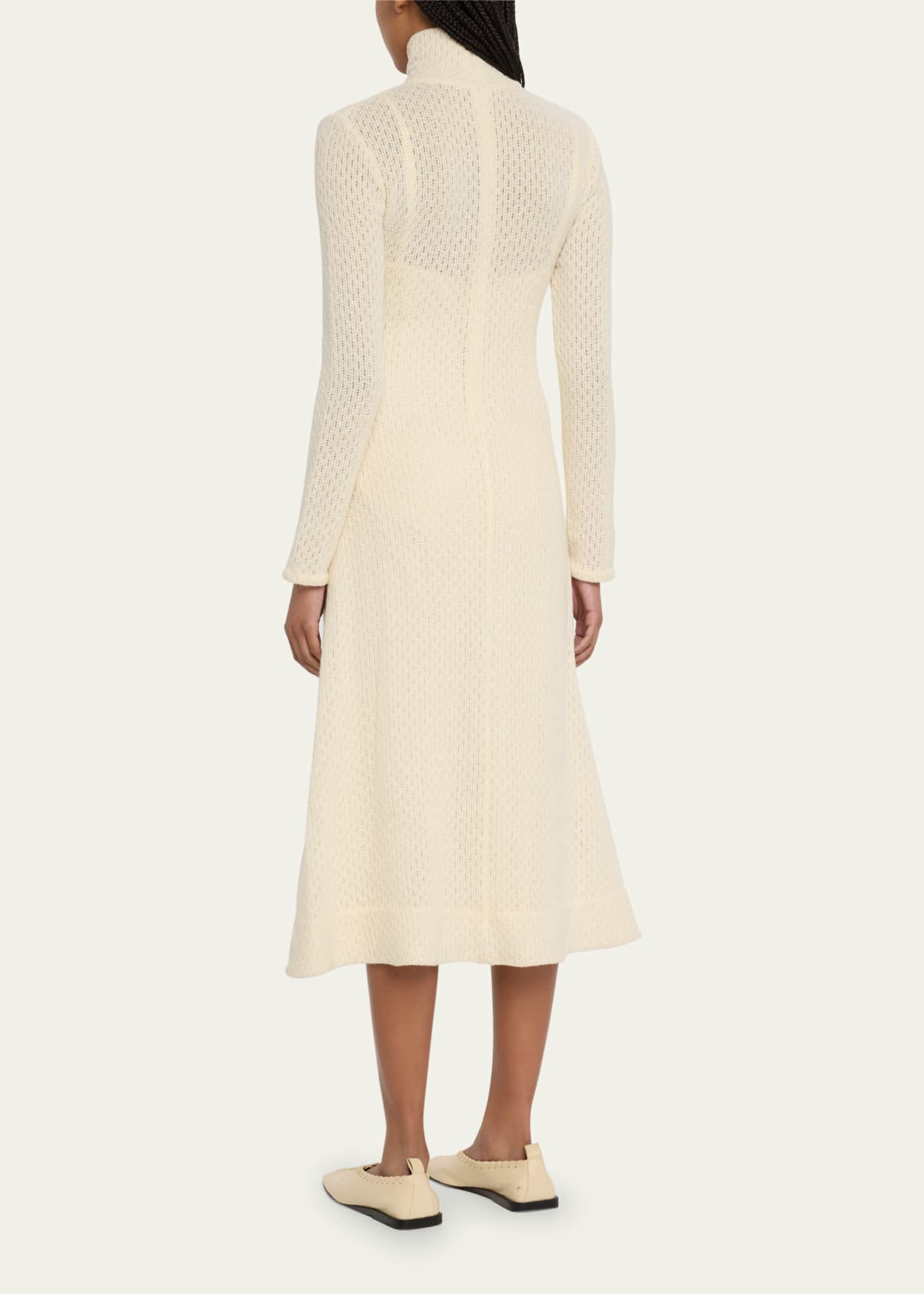 Alix of Bohemia Nona Marble Knit Turtleneck Midi Dress - Bergdorf Goodman