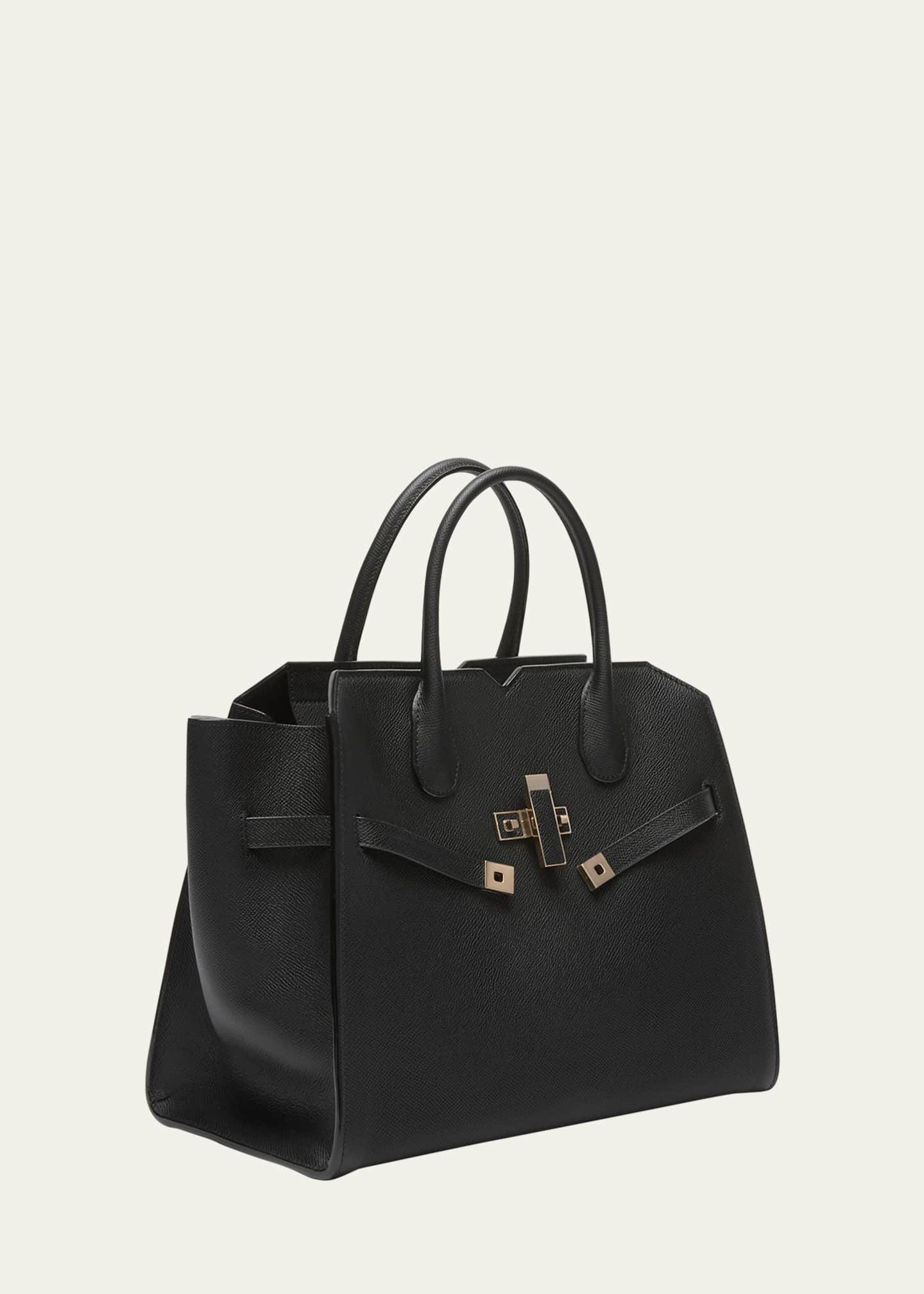 Valextra Milano Medium Leather Tote Bag Bergdorf Goodman