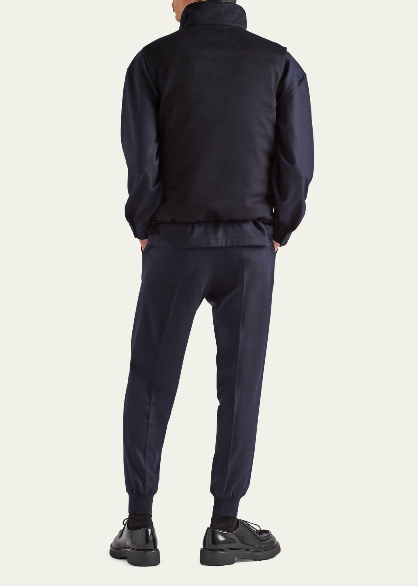 Prada Men's Solid Cashmere-Blend Vest - Bergdorf Goodman