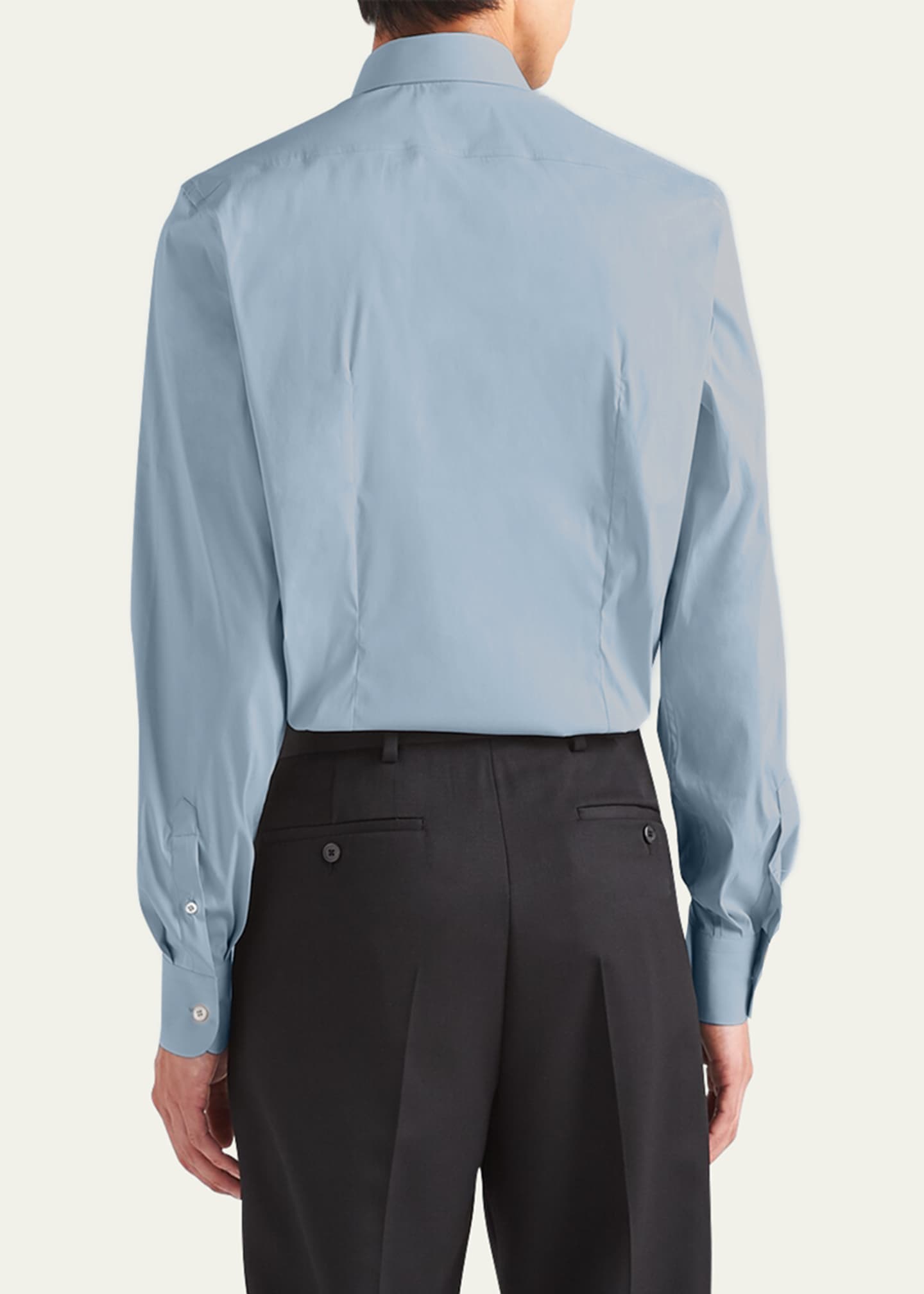 Prada Men's Stretch Poplin Dress Shirt - Bergdorf Goodman