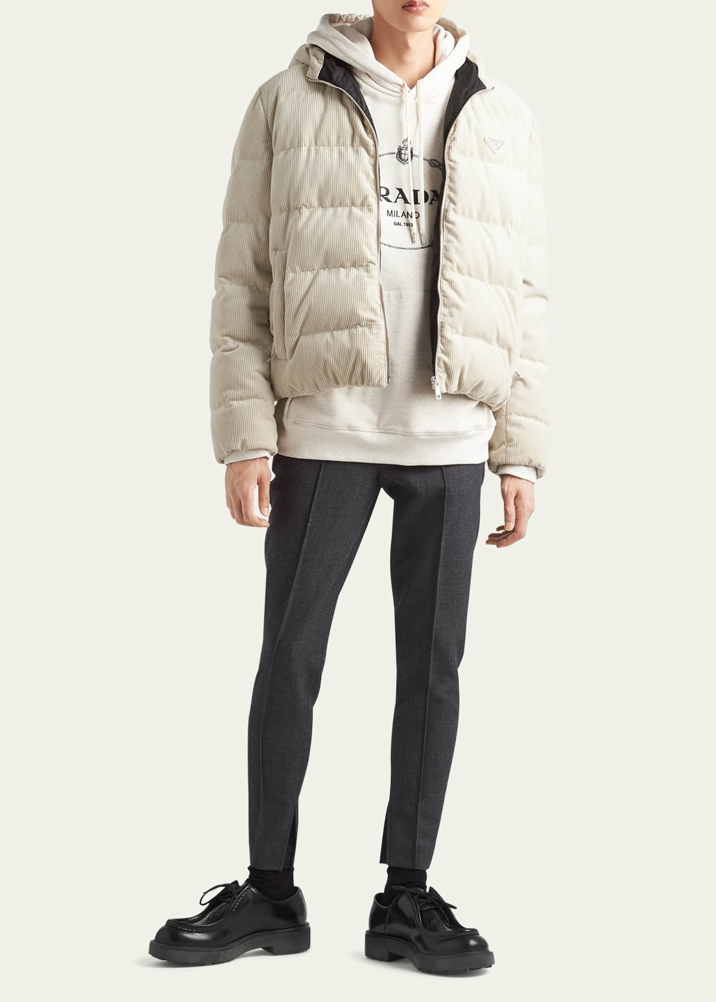 Prada hoodie new arrivals mens