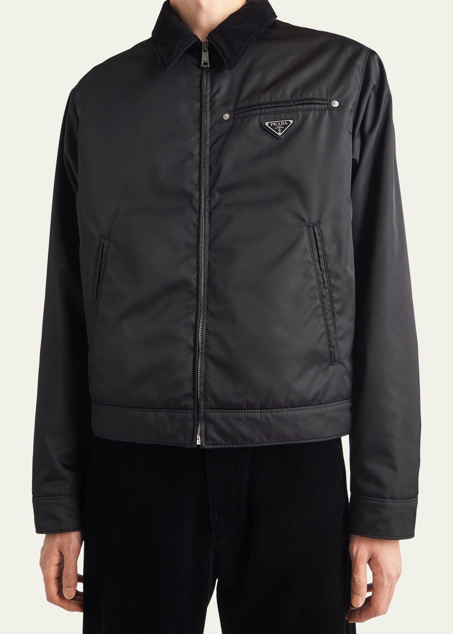 PRADA 26S COLLARED JACKET 812