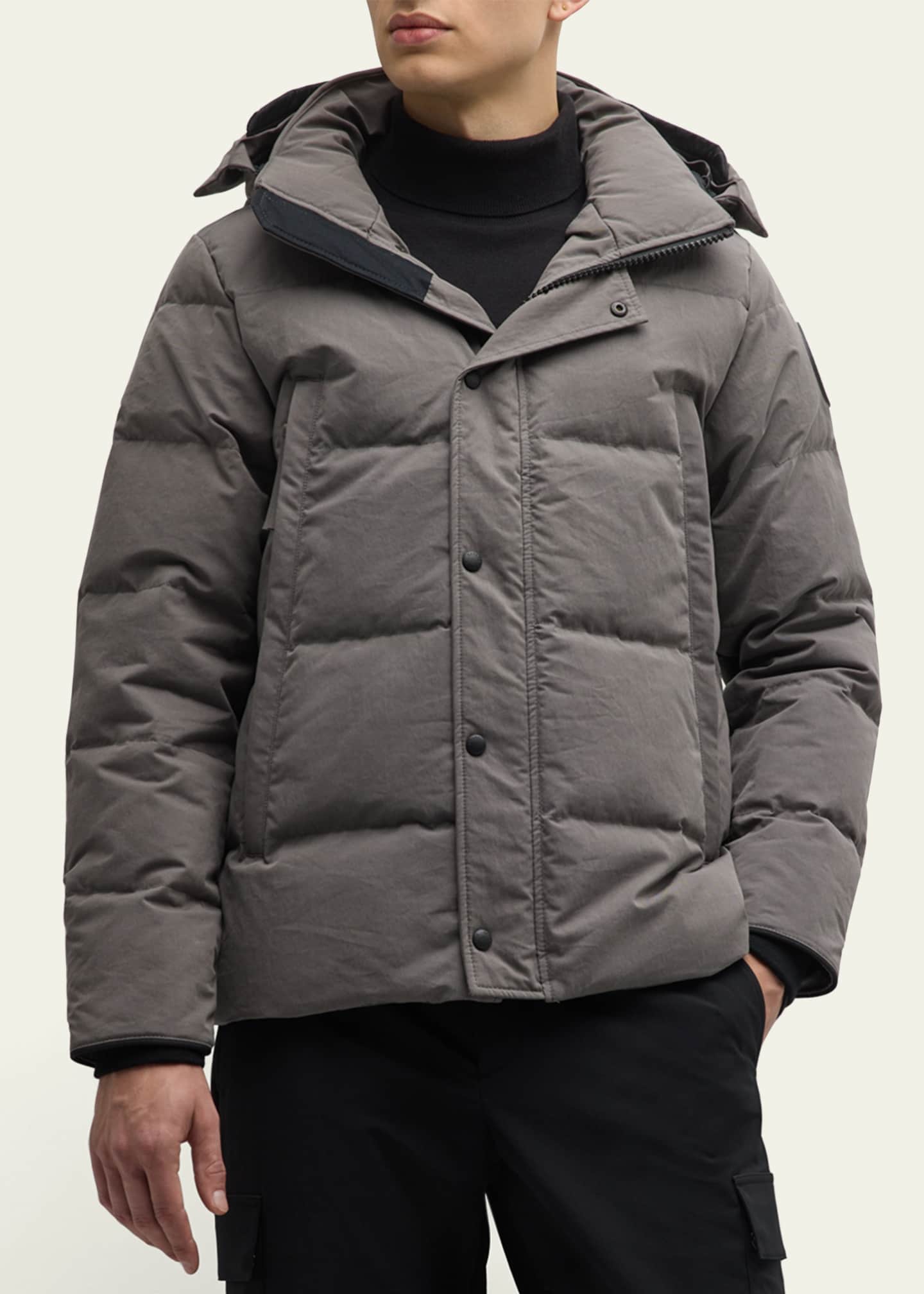 Canada Goose Men's Coated Wyndham Black Label Parka - Bergdorf Goodman
