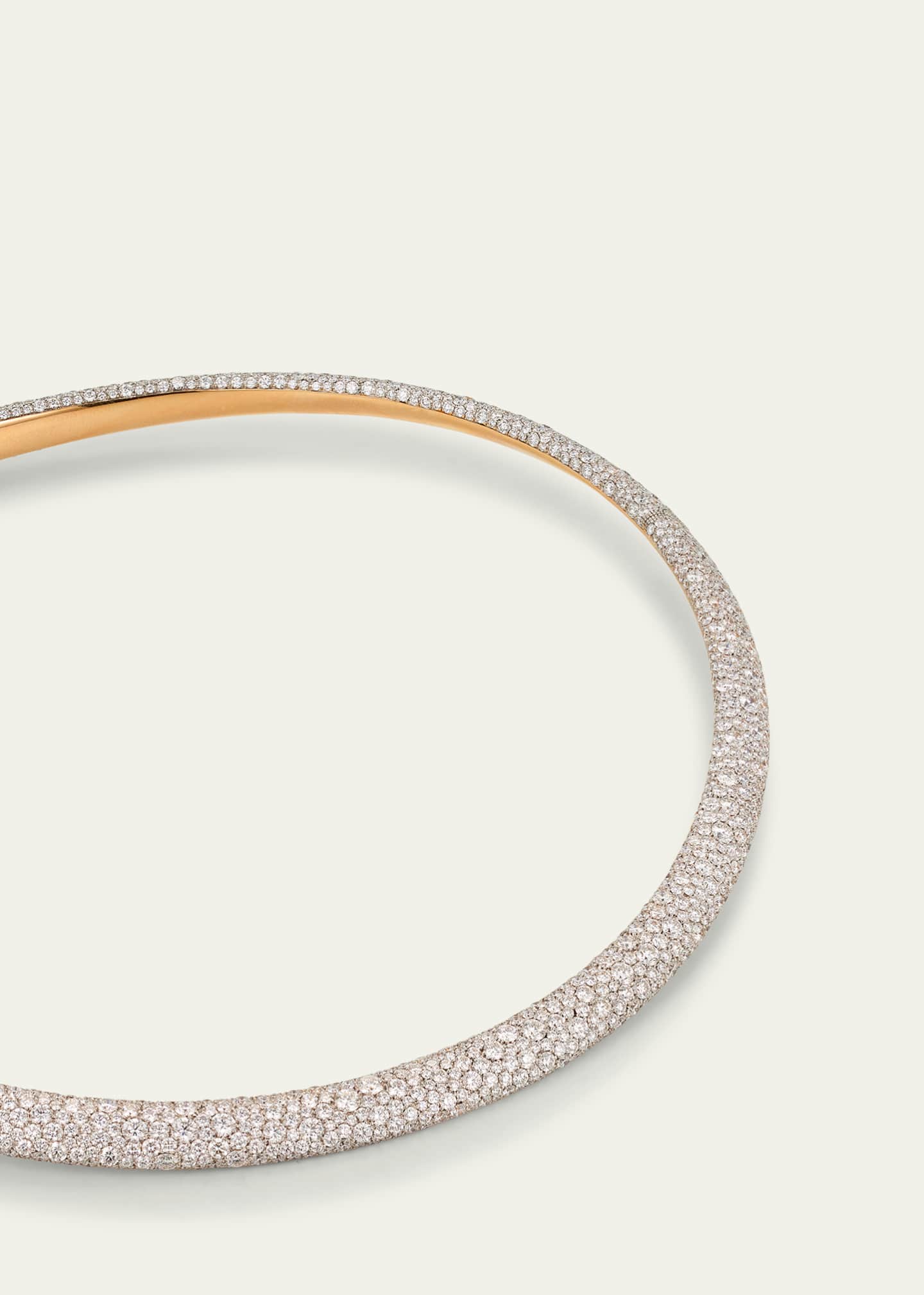 Pomellato 18K Rose Gold Iconica Diamond Necklace Image 3 of 4