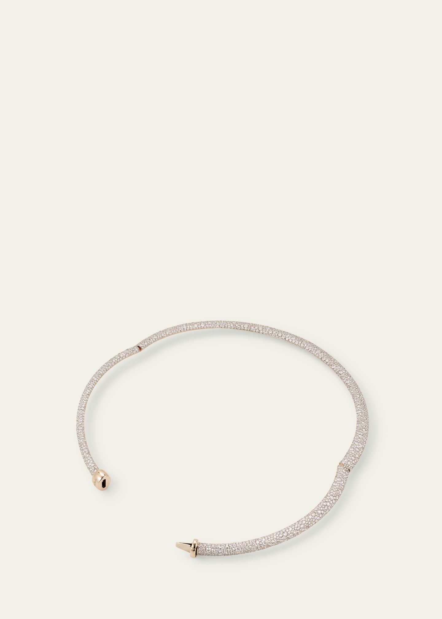 Pomellato 18K Rose Gold Iconica Diamond Necklace Image 4 of 4