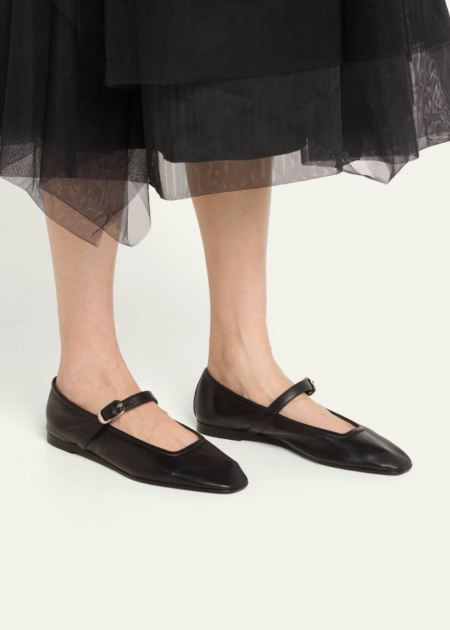 Le Monde Beryl Leather Mary Jane Ballerina Flats