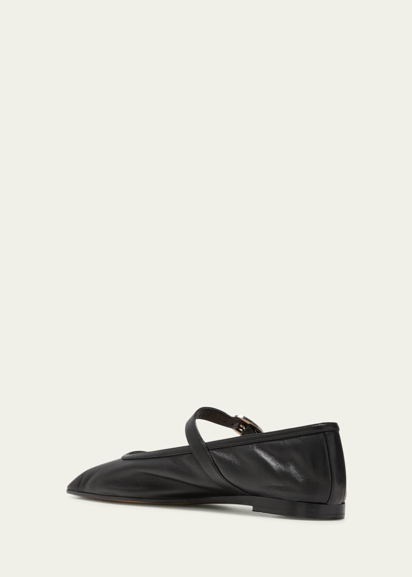Le Monde Beryl Leather Mary Jane Ballerina Flats Image 4 of 5