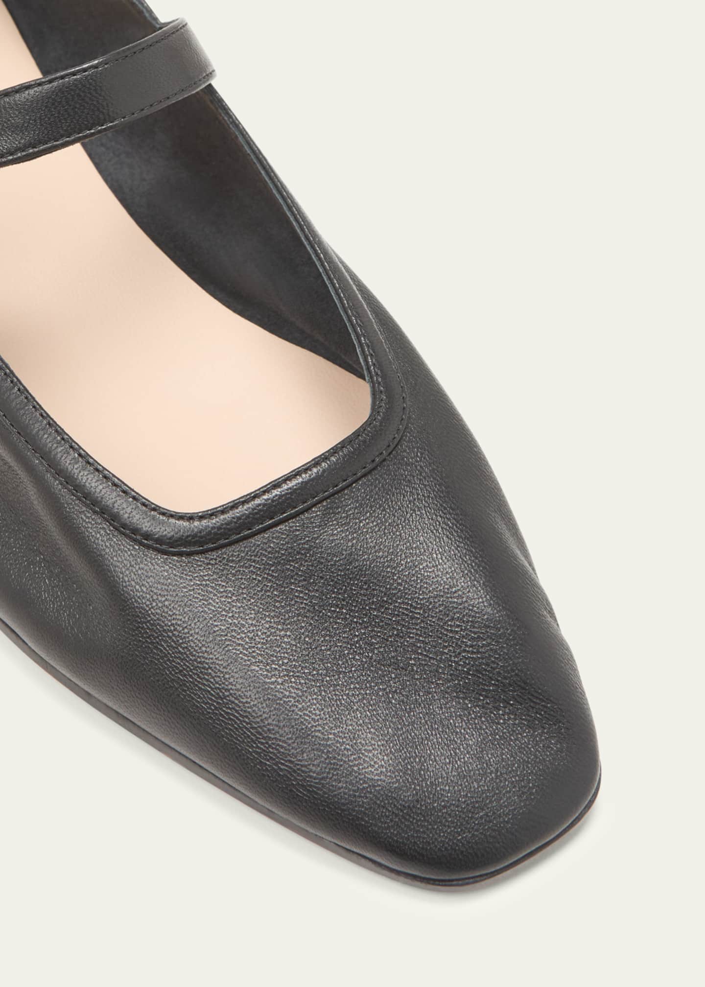 Le Monde Beryl Leather Mary Jane Ballerina Flats Image 5 of 5