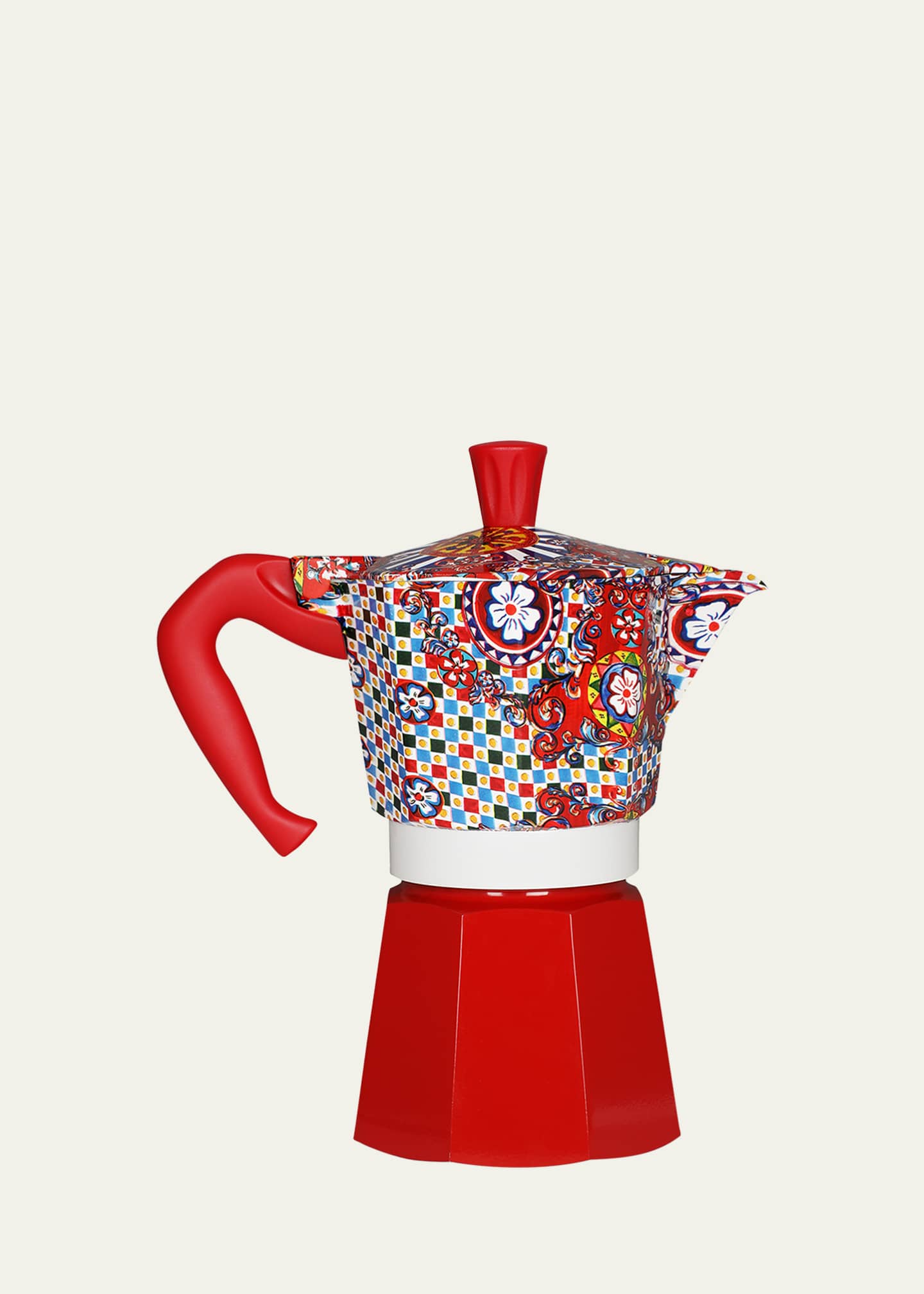 Bialetti x Dolce&Gabbana Moka Express 6-Cup Stovetop Coffee Pot Image 3 of 4