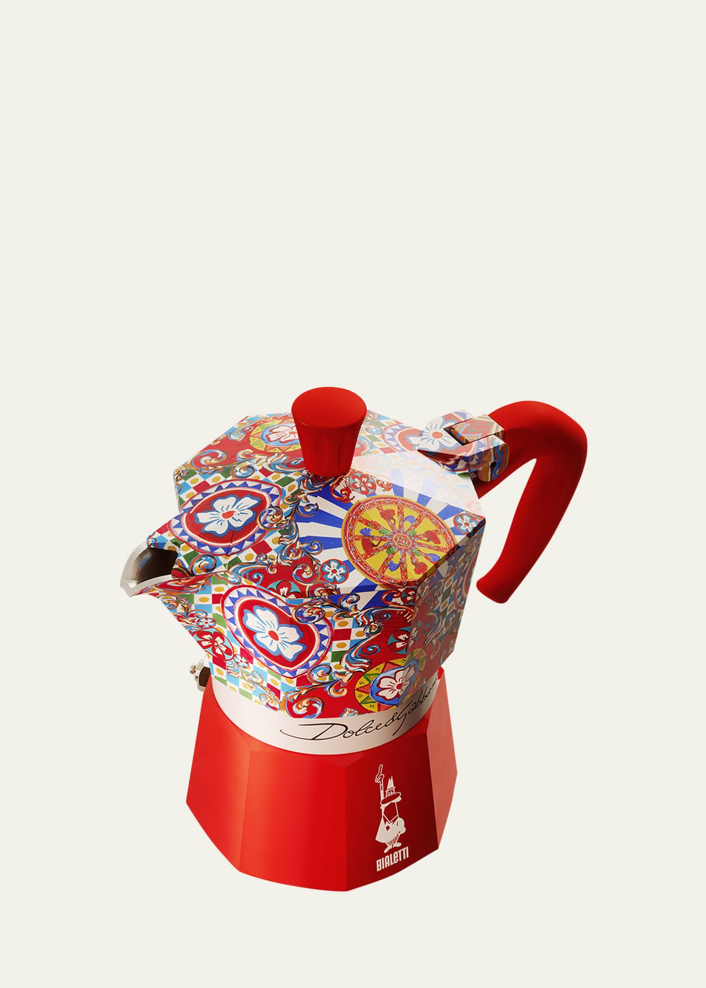 Bialetti x Dolce&Gabbana x Bialetti Moka Express 3-Cup Stovetop Coffee Pot Image 2 of 5