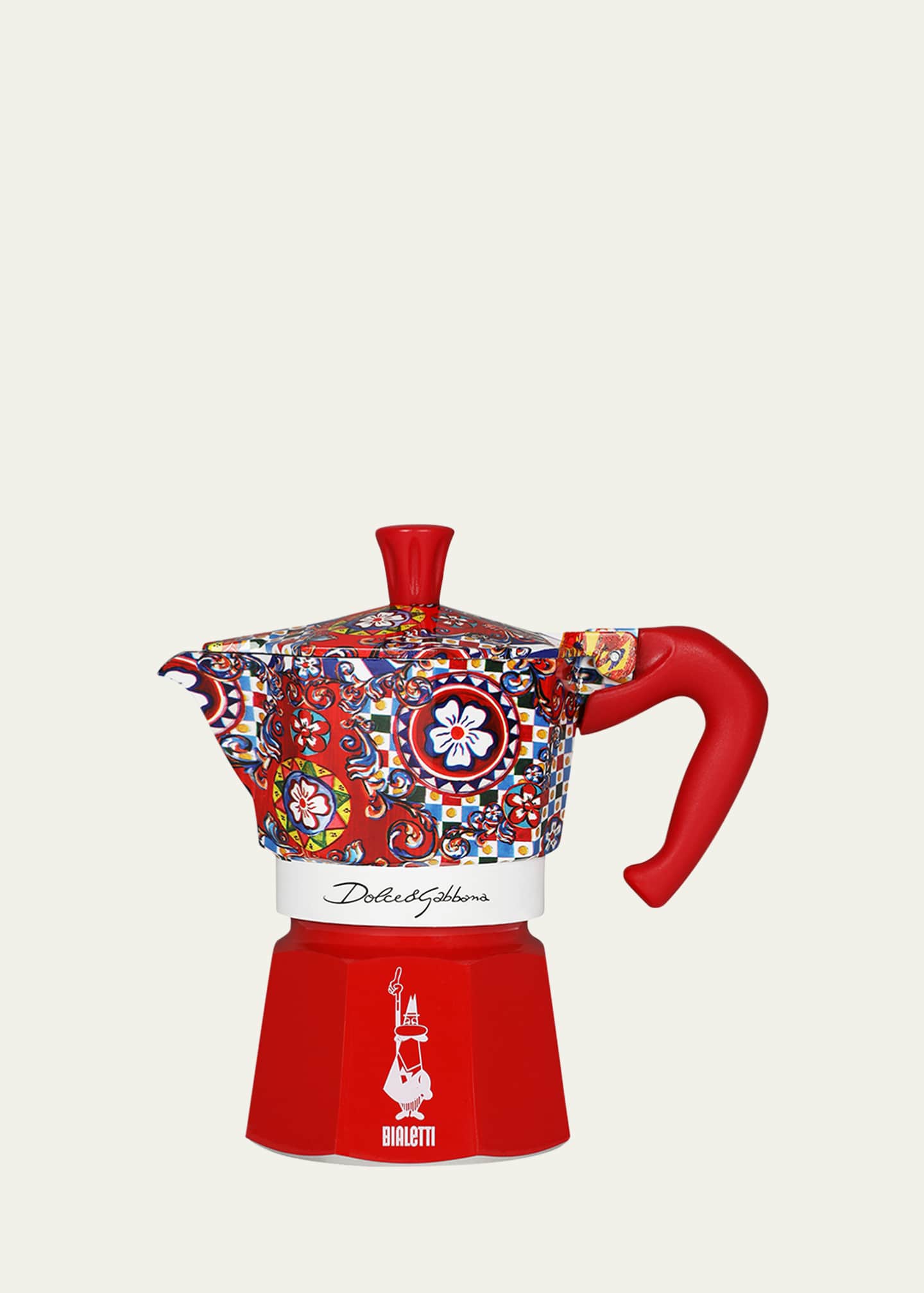 Bialetti x Dolce&Gabbana x Bialetti Moka Express 3-Cup Stovetop Coffee Pot Image 4 of 5