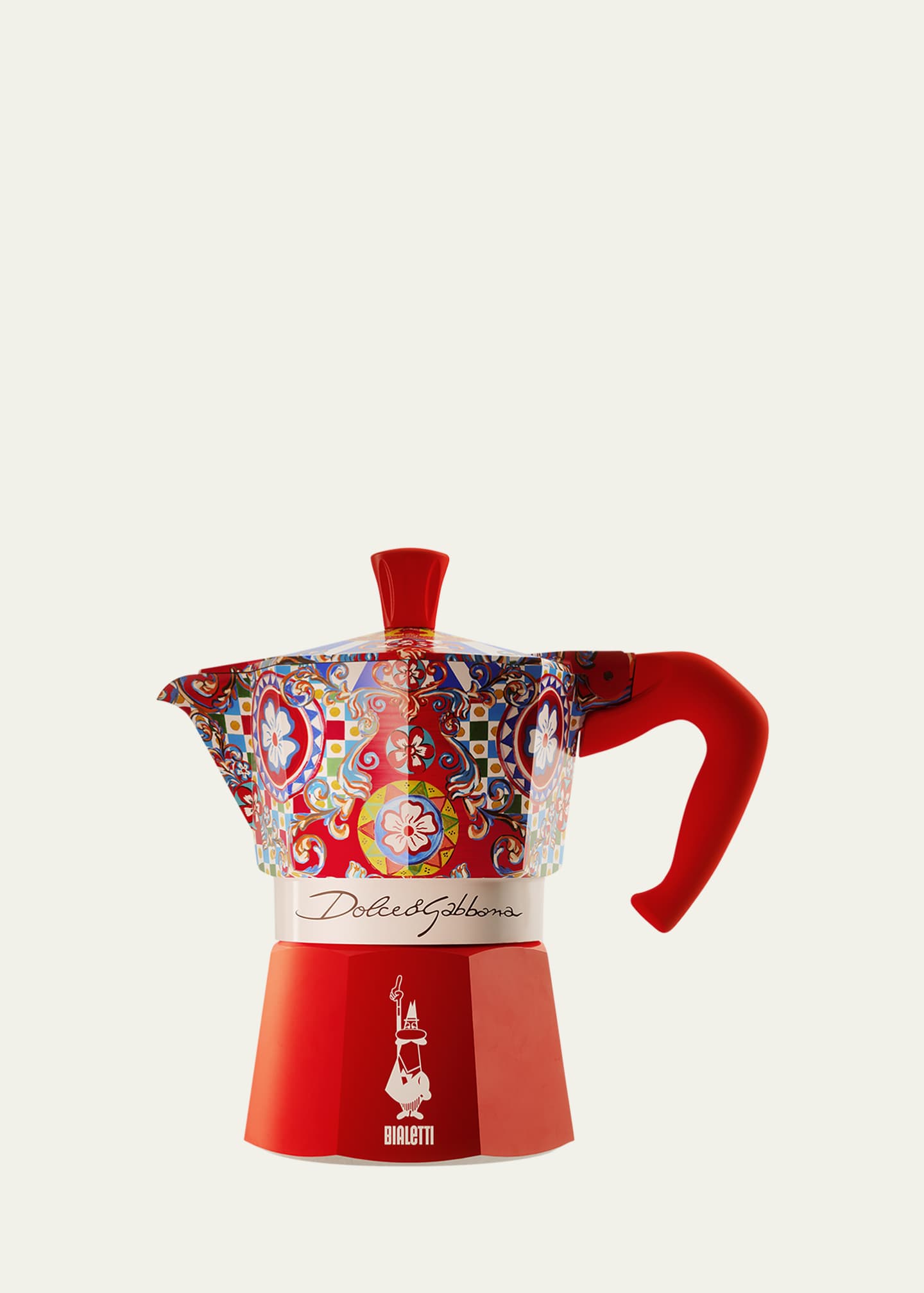 Bialetti x Dolce&Gabbana x Bialetti Moka Express 3-Cup Stovetop Coffee Pot Image 1 of 5