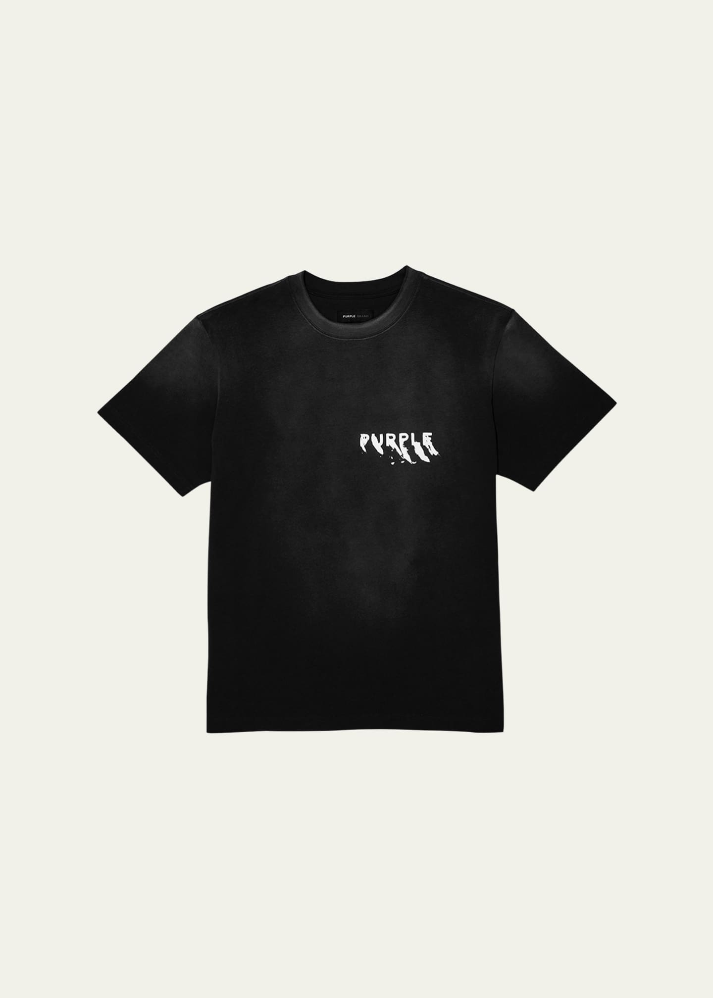 PURPLE Men's Painted Wordmark Tee Image 1 of 3