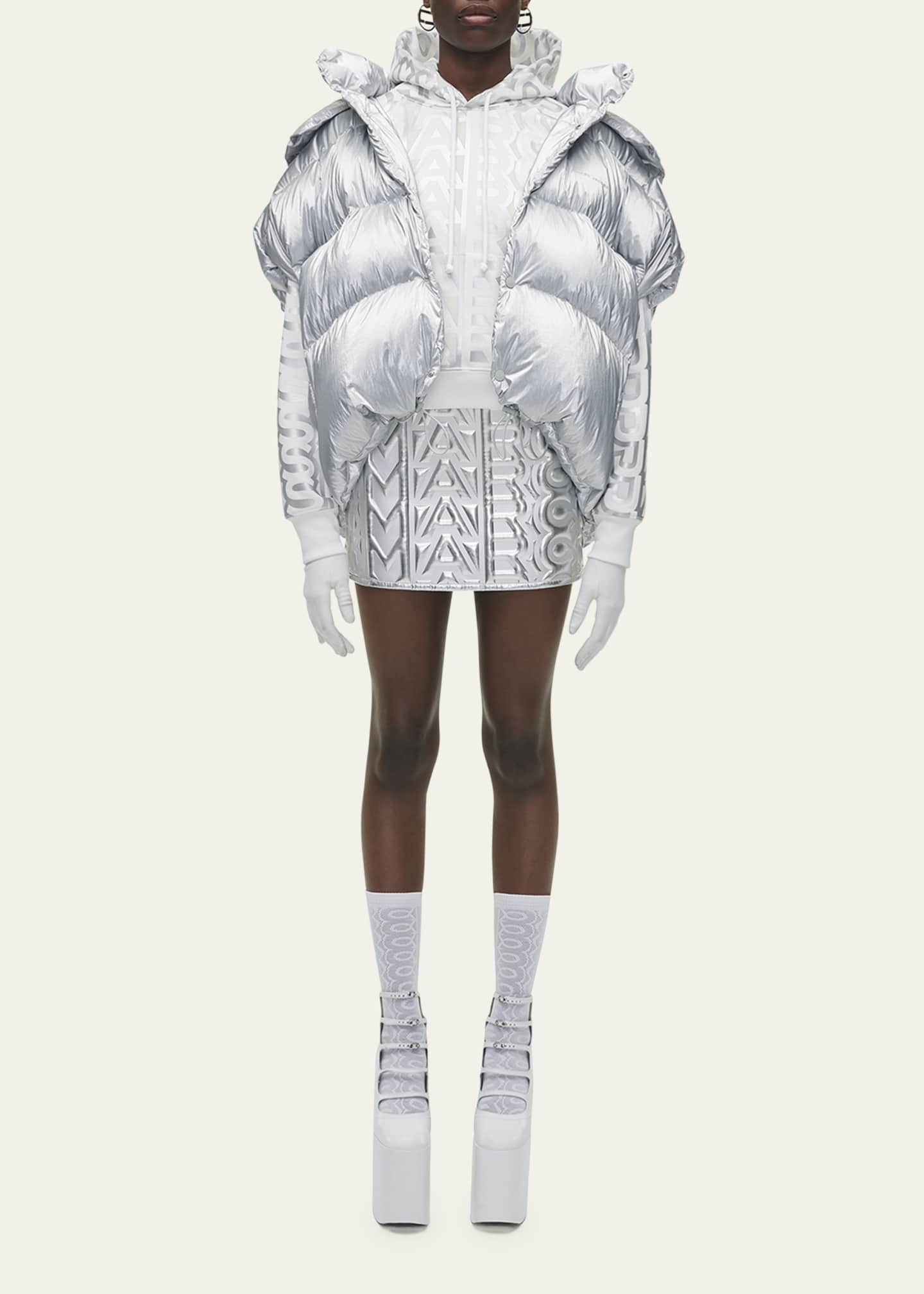 Marc Jacobs Hooded CapSleeve Puffer Vest Bergdorf Goodman