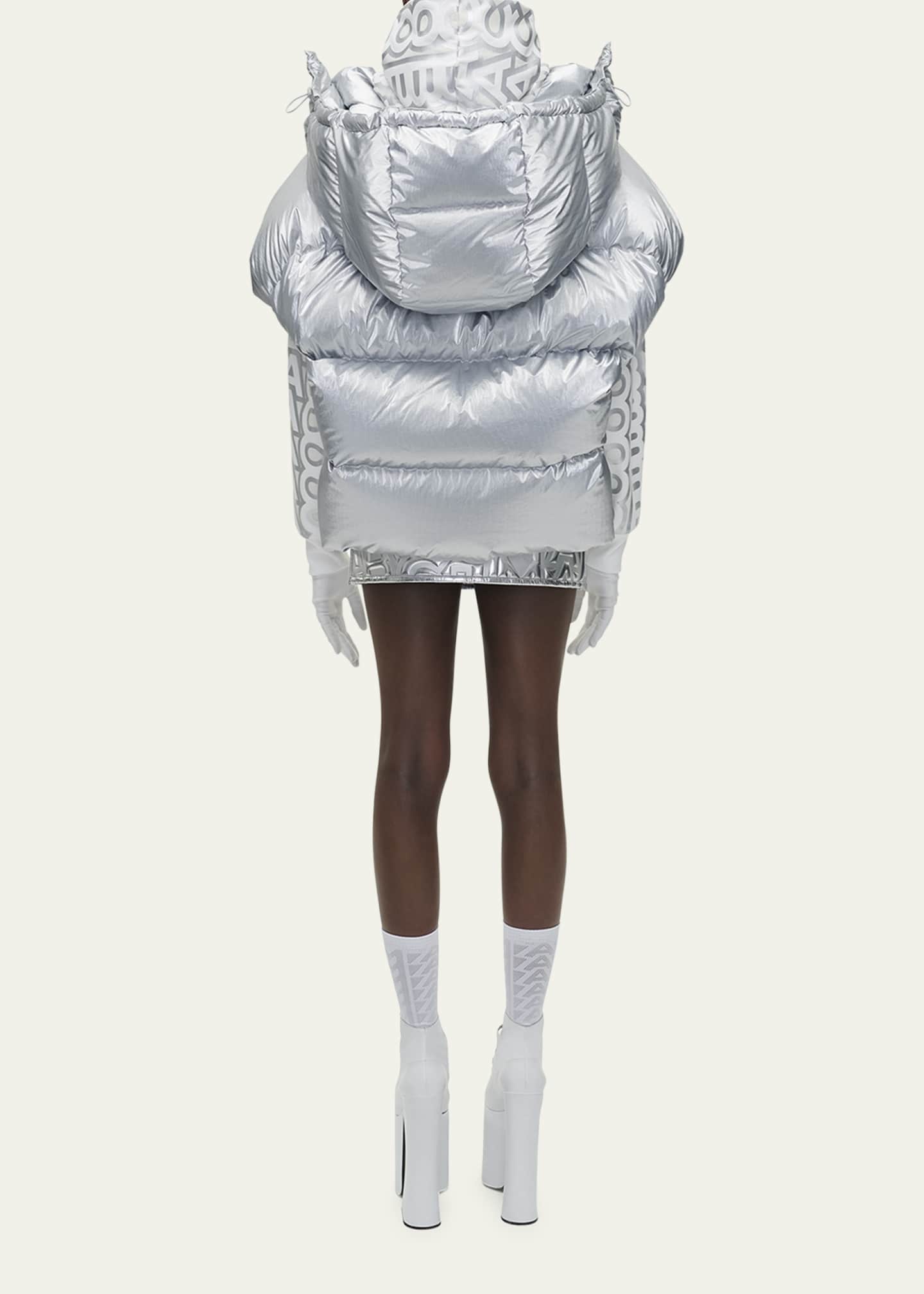 Marc Jacobs Hooded CapSleeve Puffer Vest Bergdorf Goodman