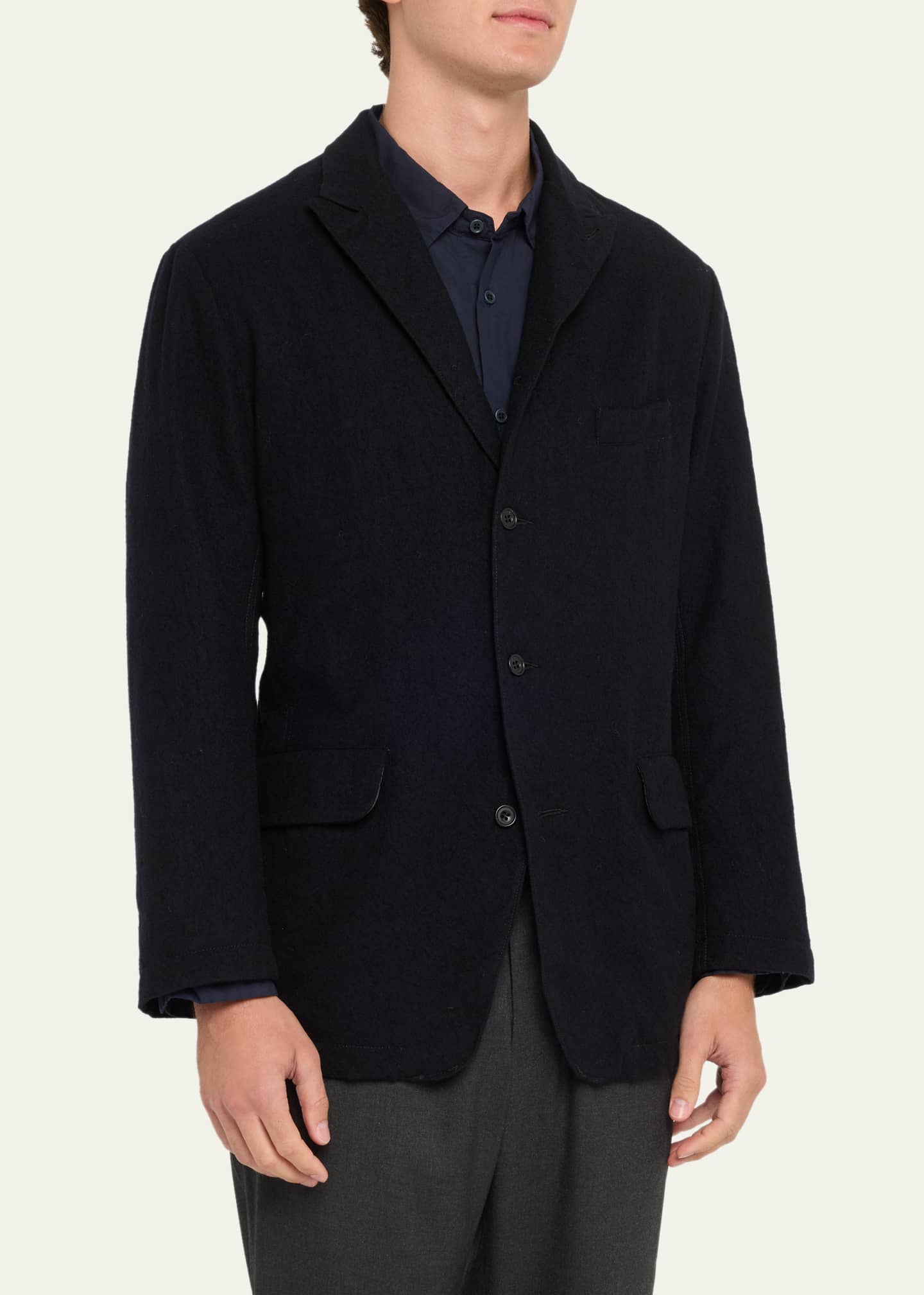 Sage de Cret Men's Wool Twill Tumbler Sport Jacket - Bergdorf Goodman