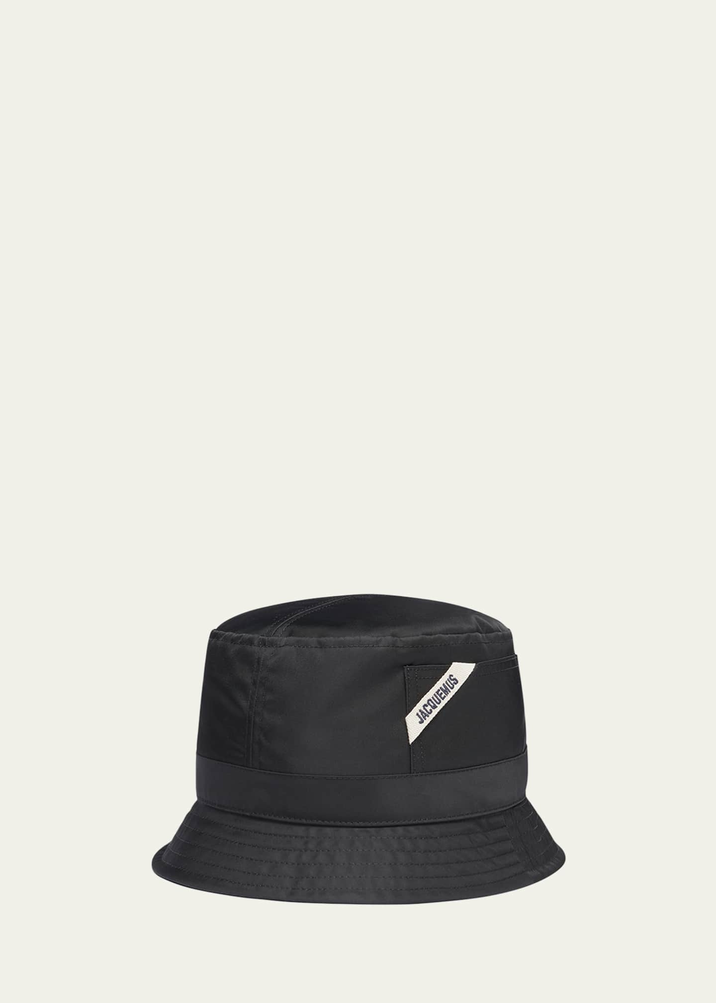 Jacquemus Le Bob Ovalie Nylon Bucket Hat - Bergdorf Goodman
