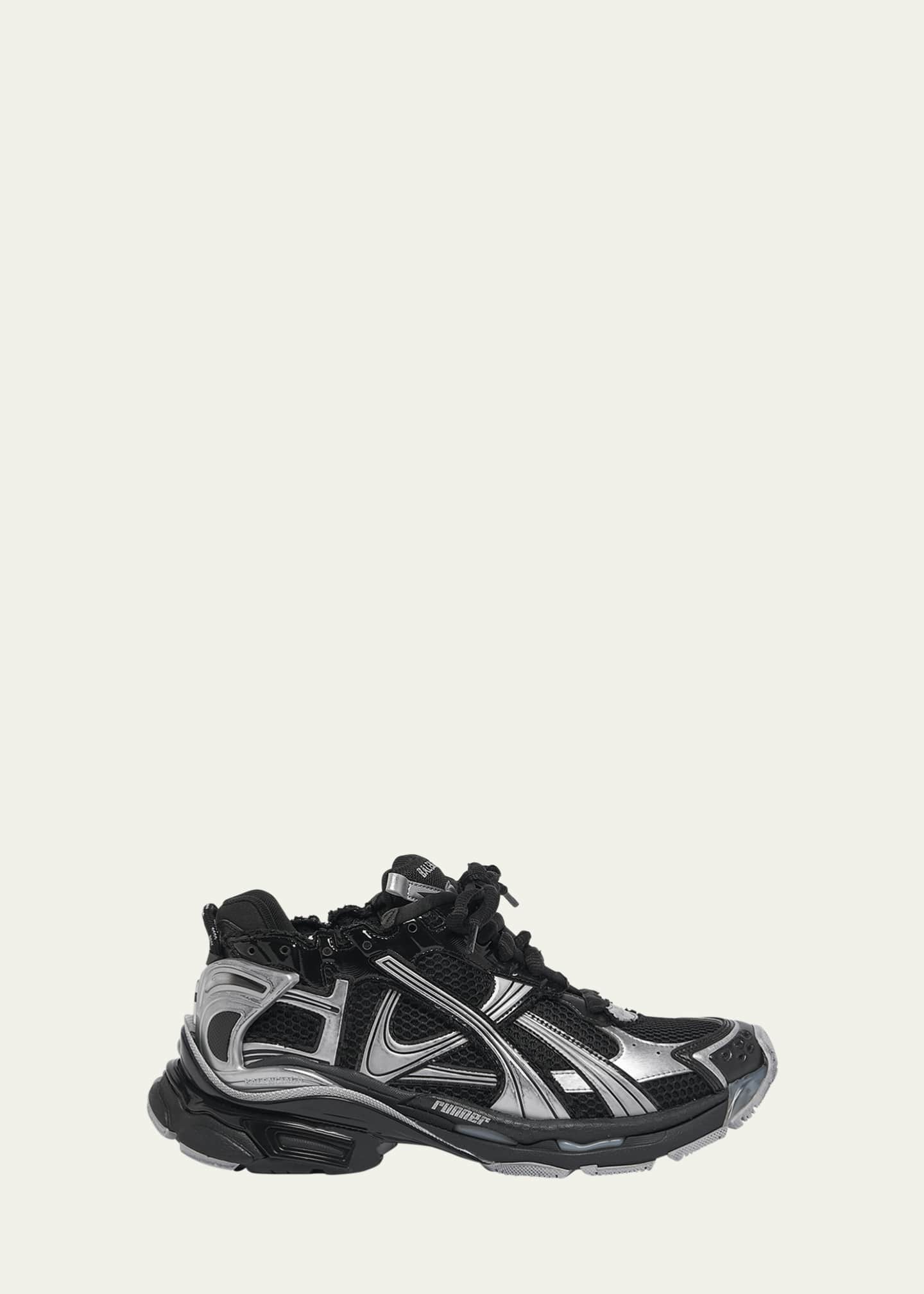 Balenciaga Men's Mesh Runner Sneakers - Bergdorf Goodman