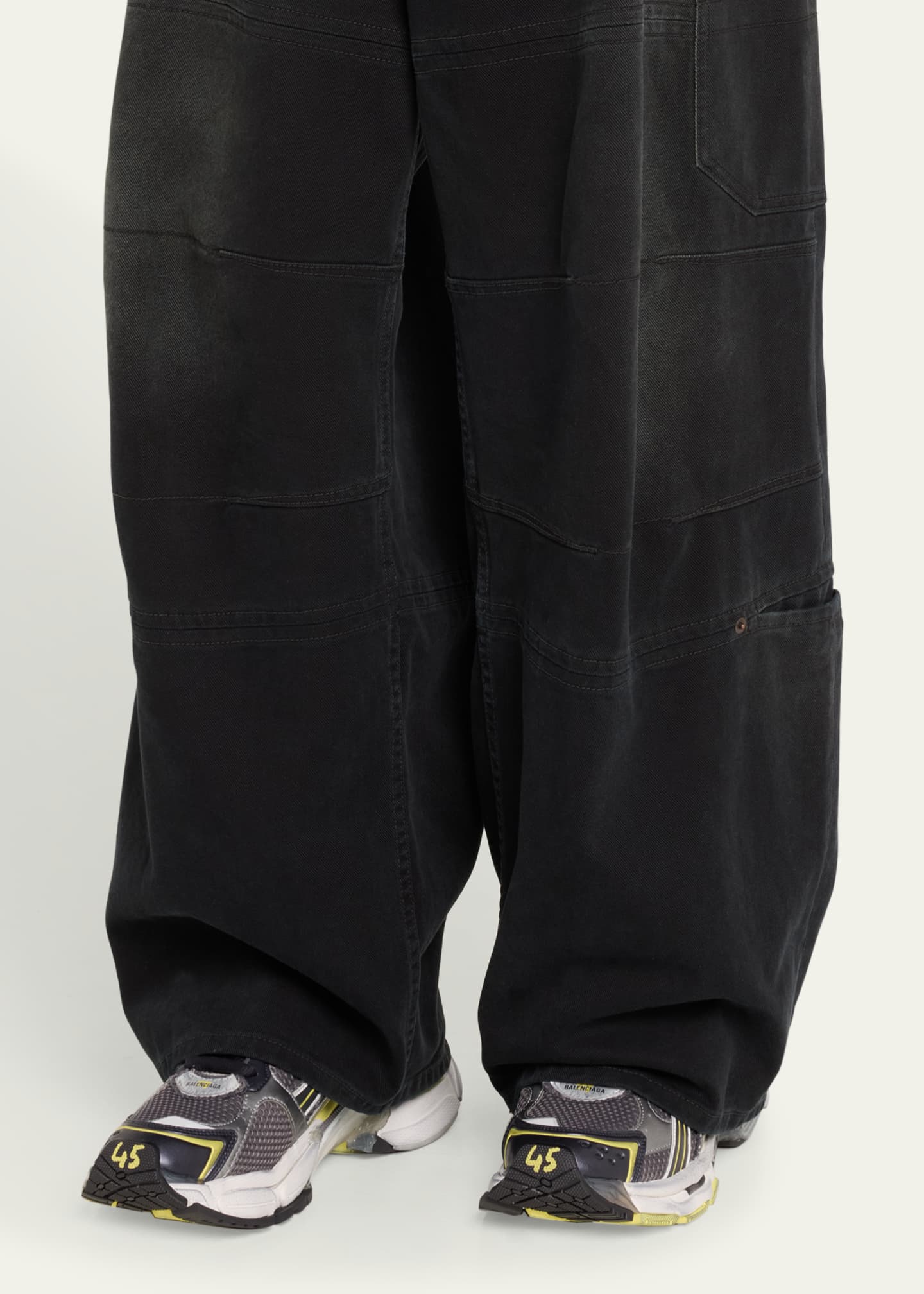 Balenciaga Men's Mesh Runner Sneakers Image 2 of 6