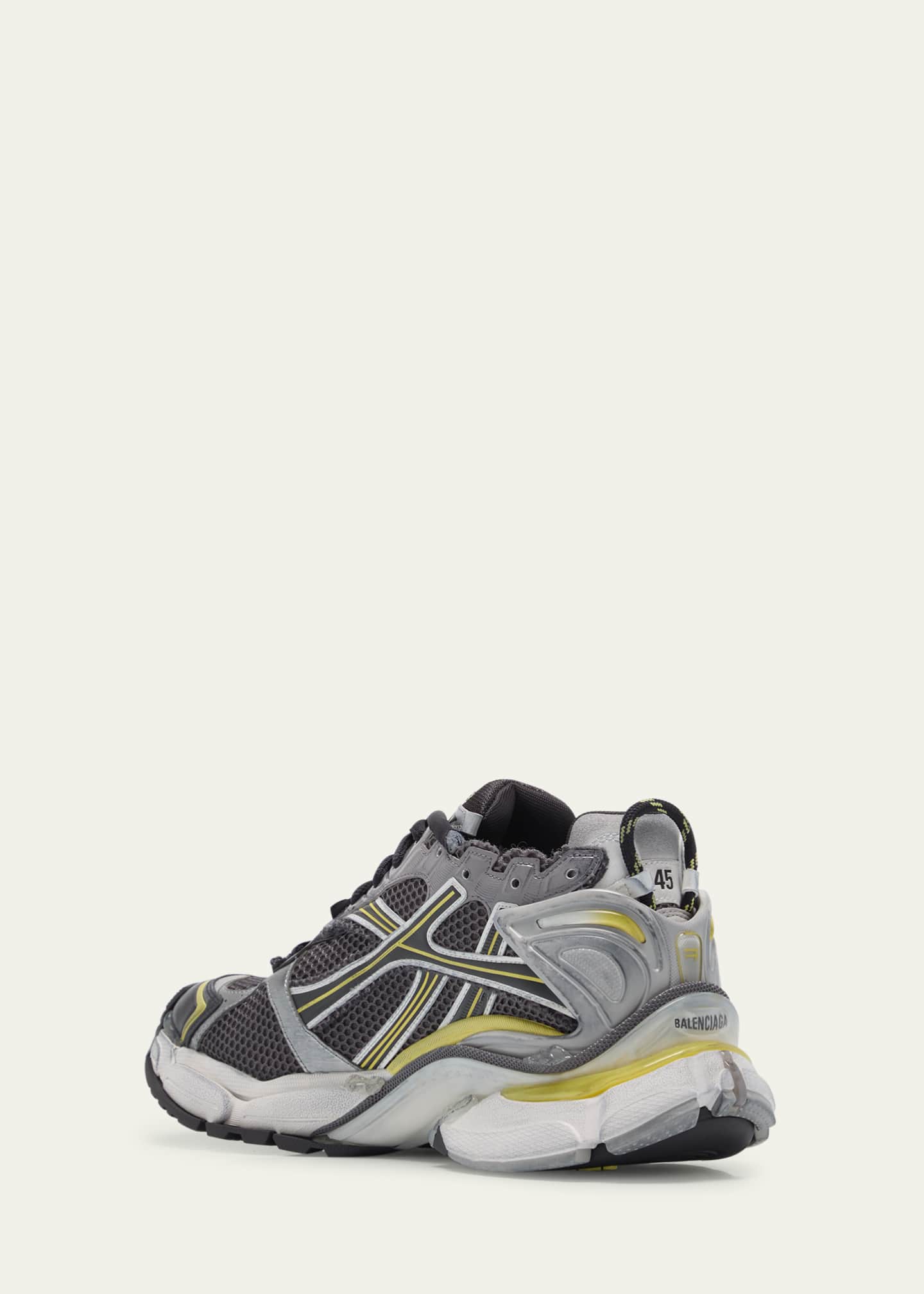 Balenciaga Men's Mesh Runner Sneakers Image 4 of 6