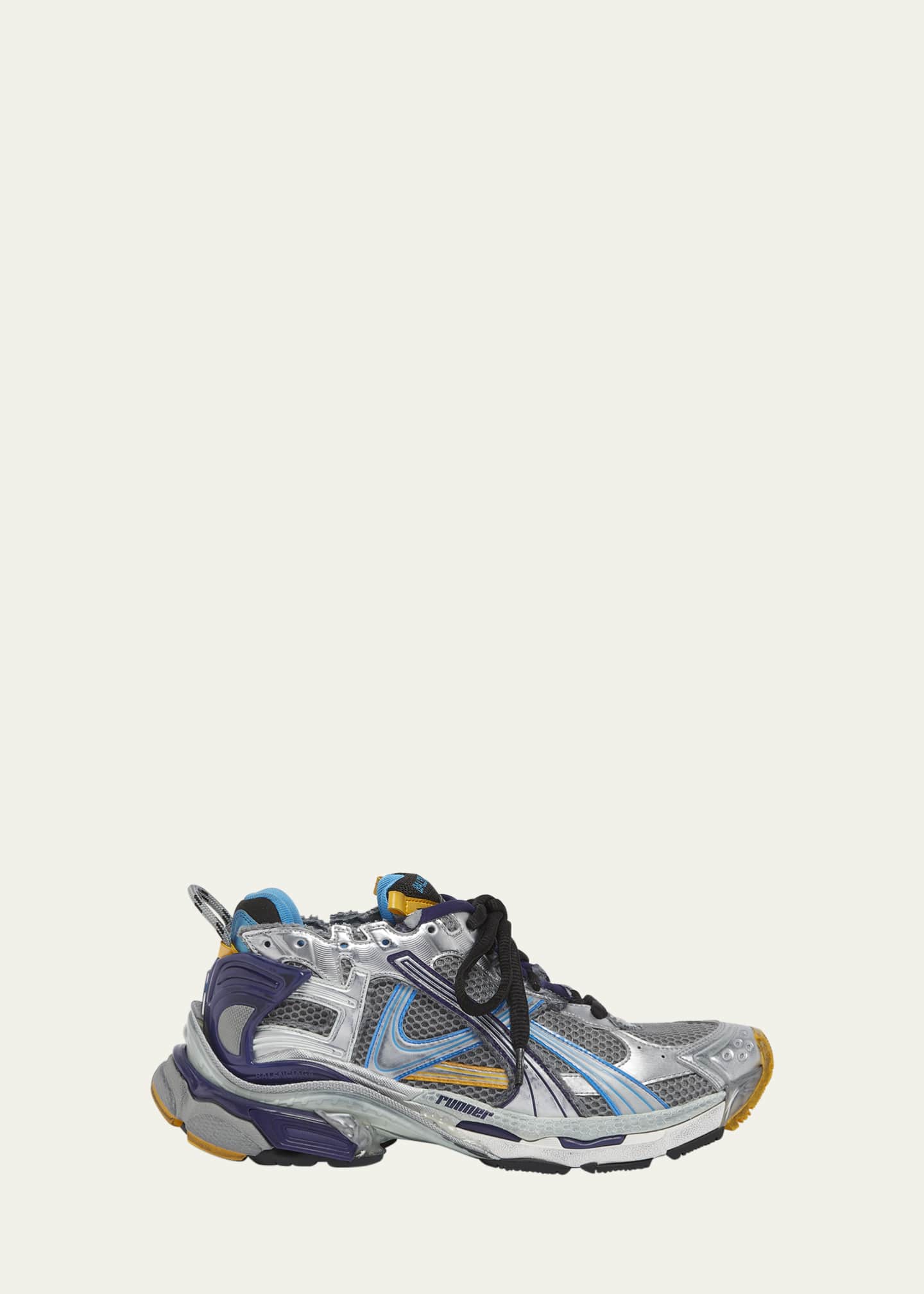 BALENCIAGA Men's 10XL Mesh Runner Sneakers スニーカー ロゴ Balenciaga Men's 10XL Mesh Runner Sneakers - Casual Shoes