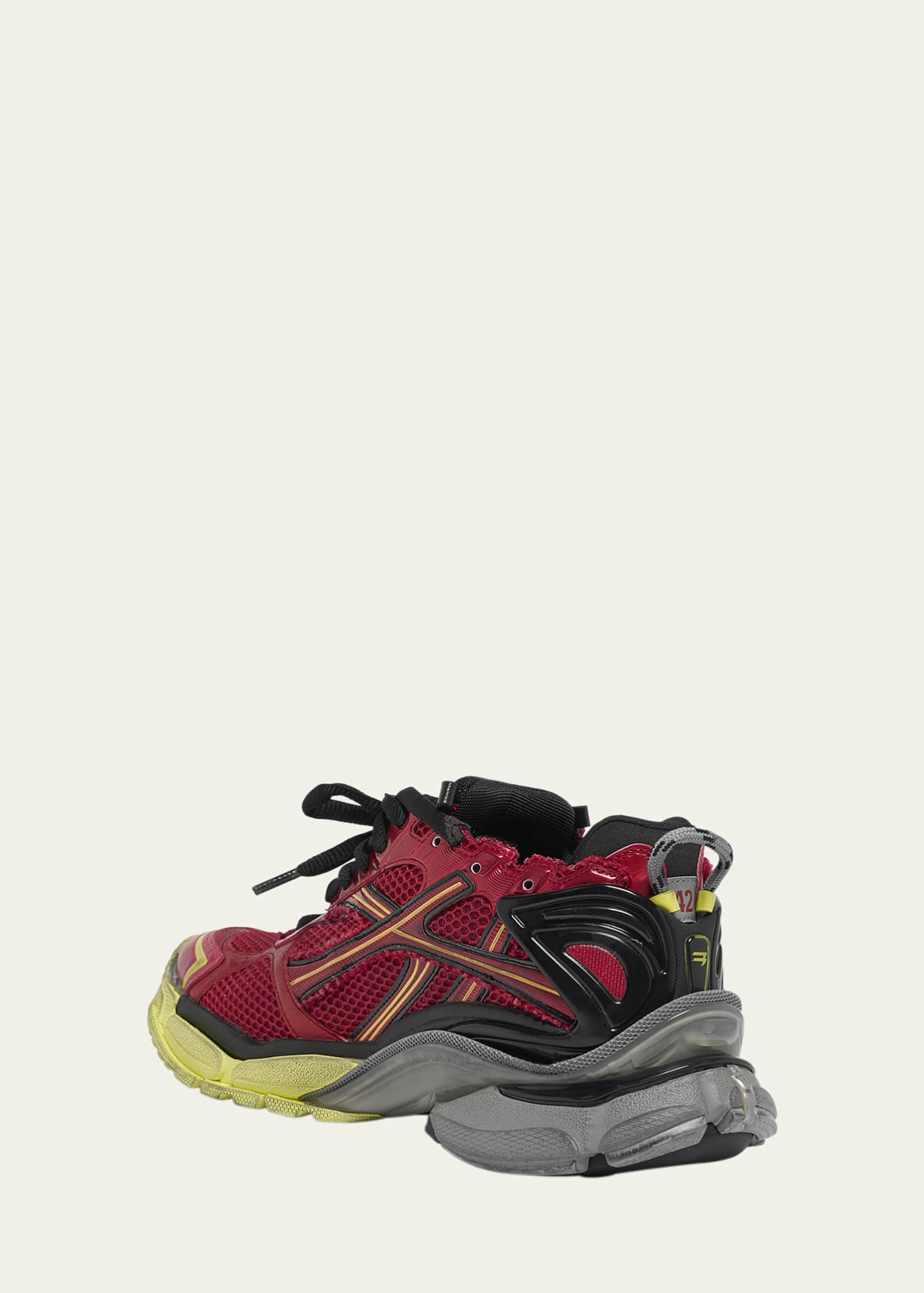 Balenciaga Men's Mesh Runner Sneakers Image 4 of 6