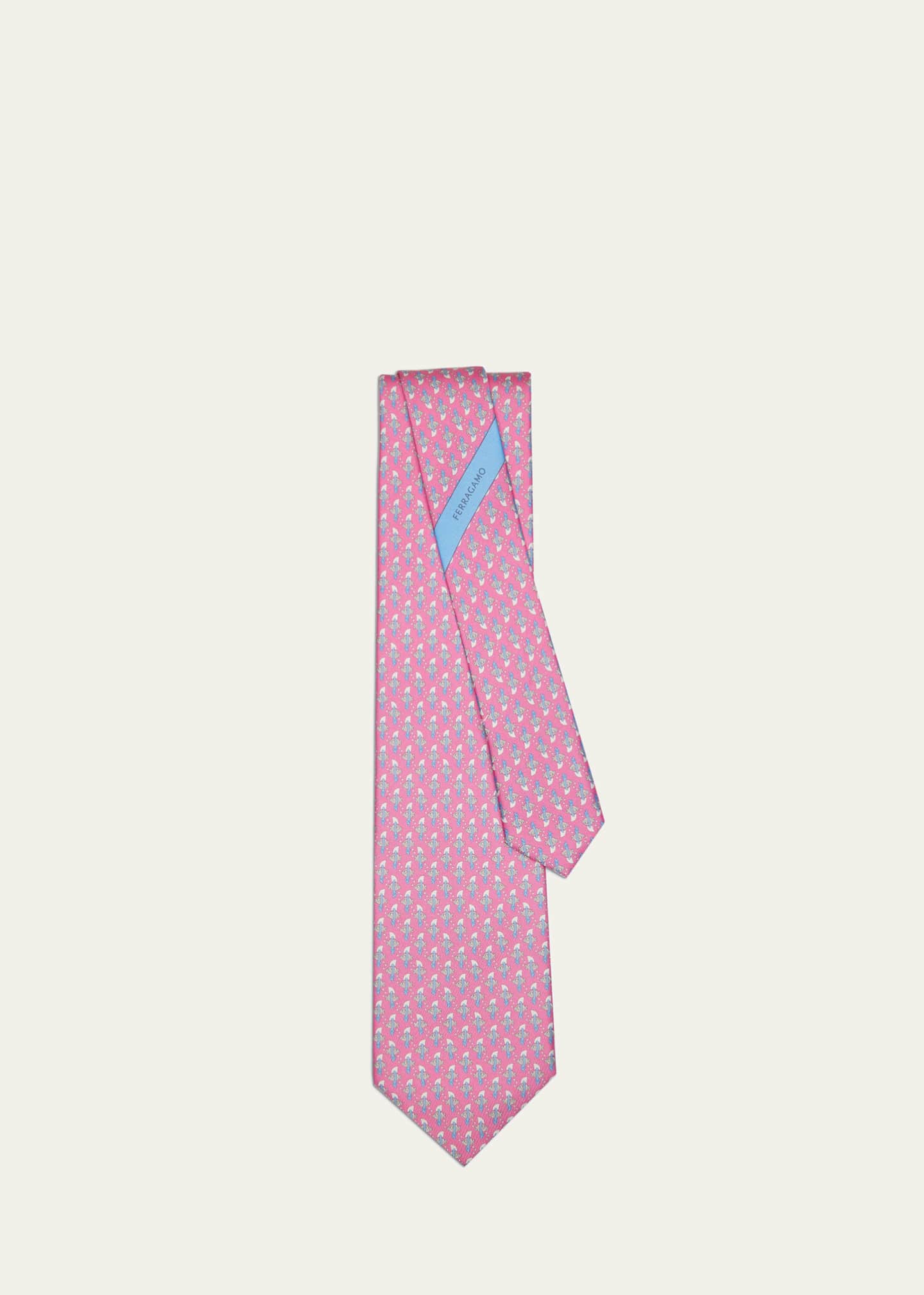 ferragamo fish tie