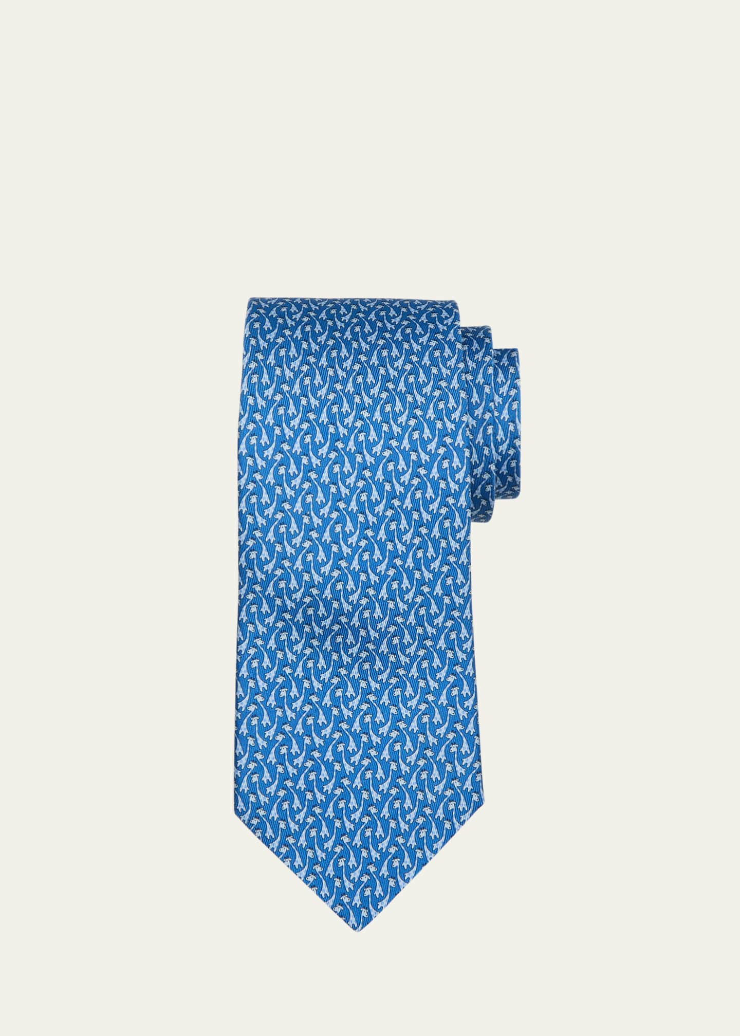 ferragamo giraffe tie