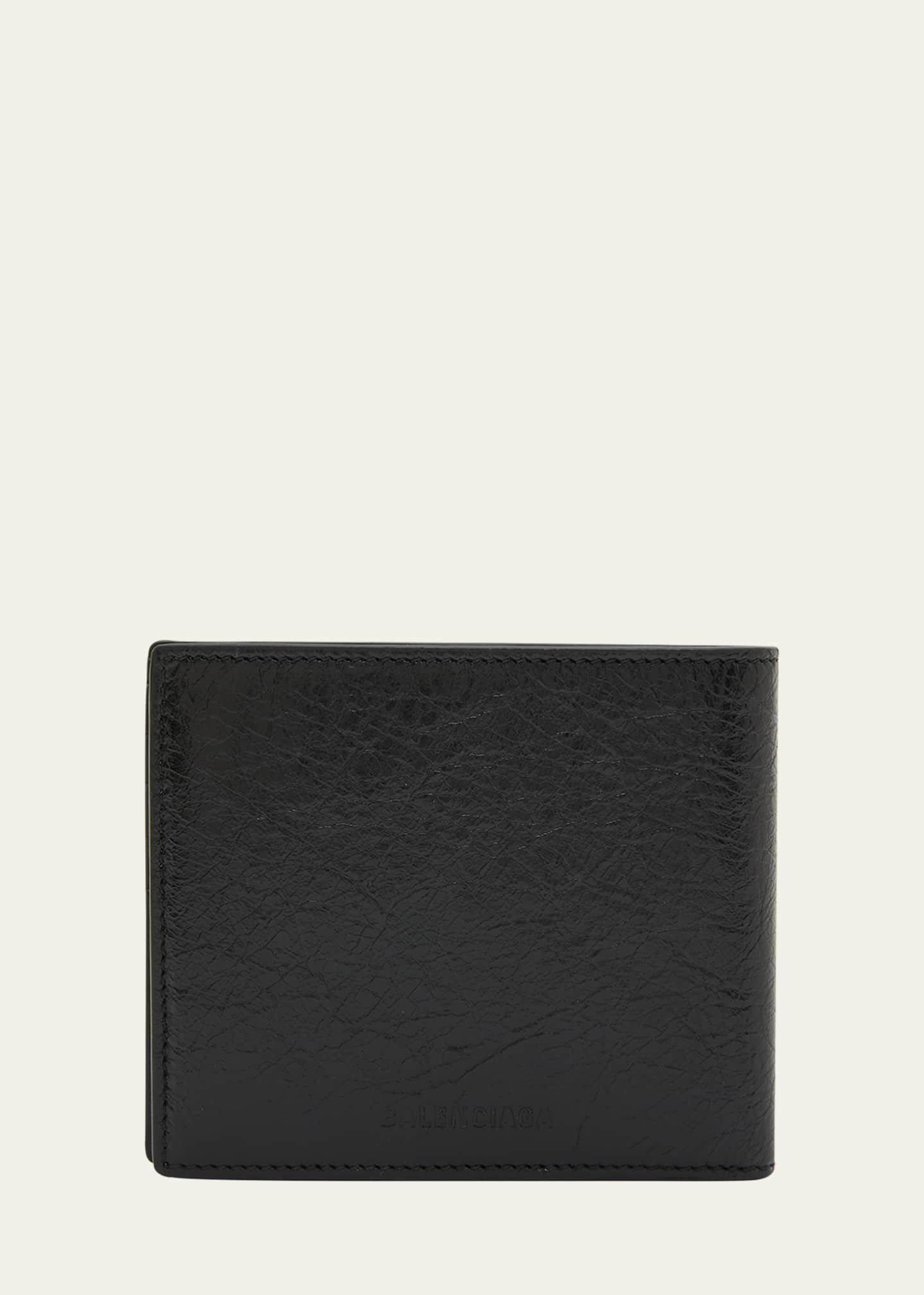 Leather wallet balenciaga cheap