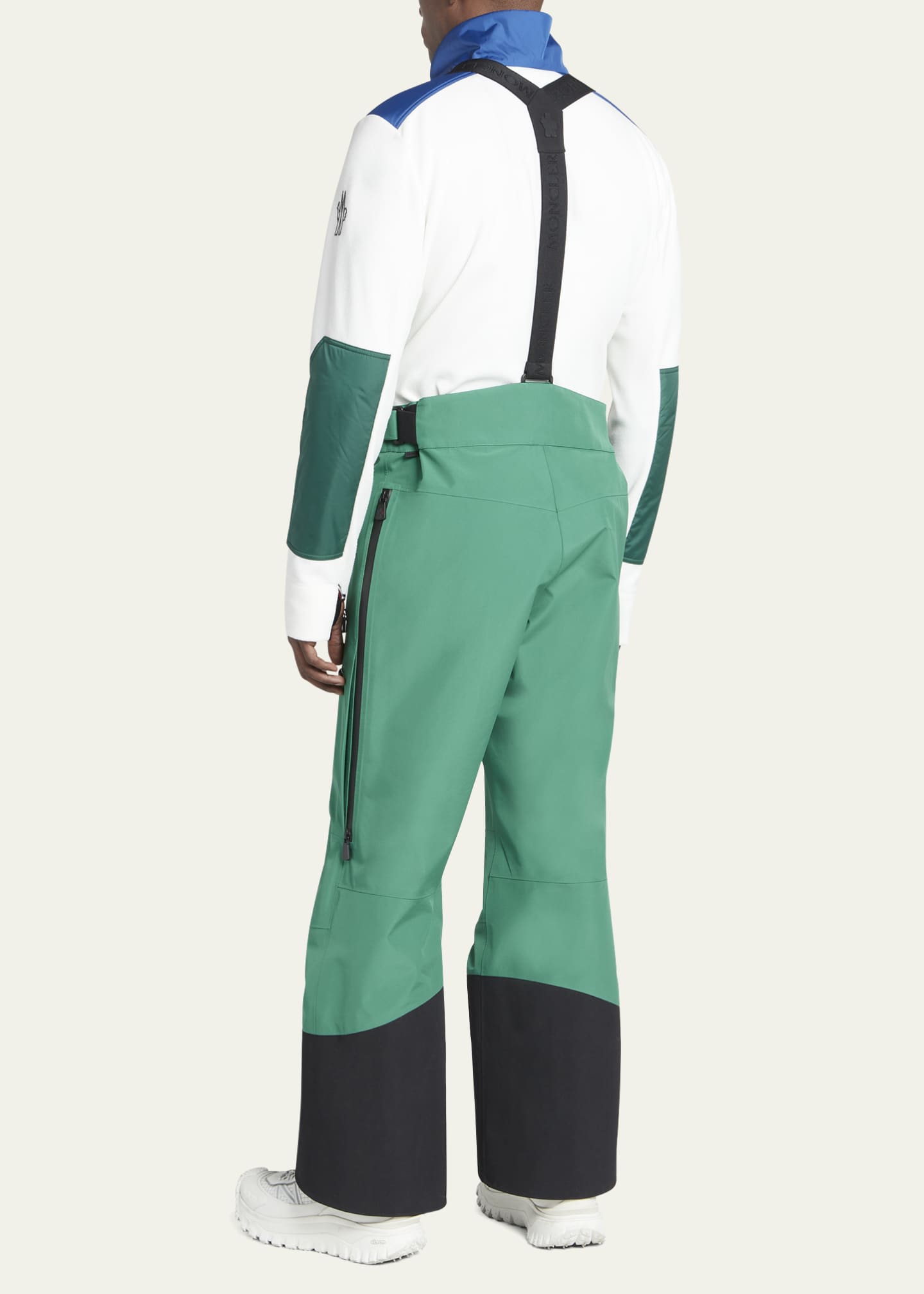 Moncler Grenoble Men's Colorblock Suspender Ski Pants Bergdorf Goodman