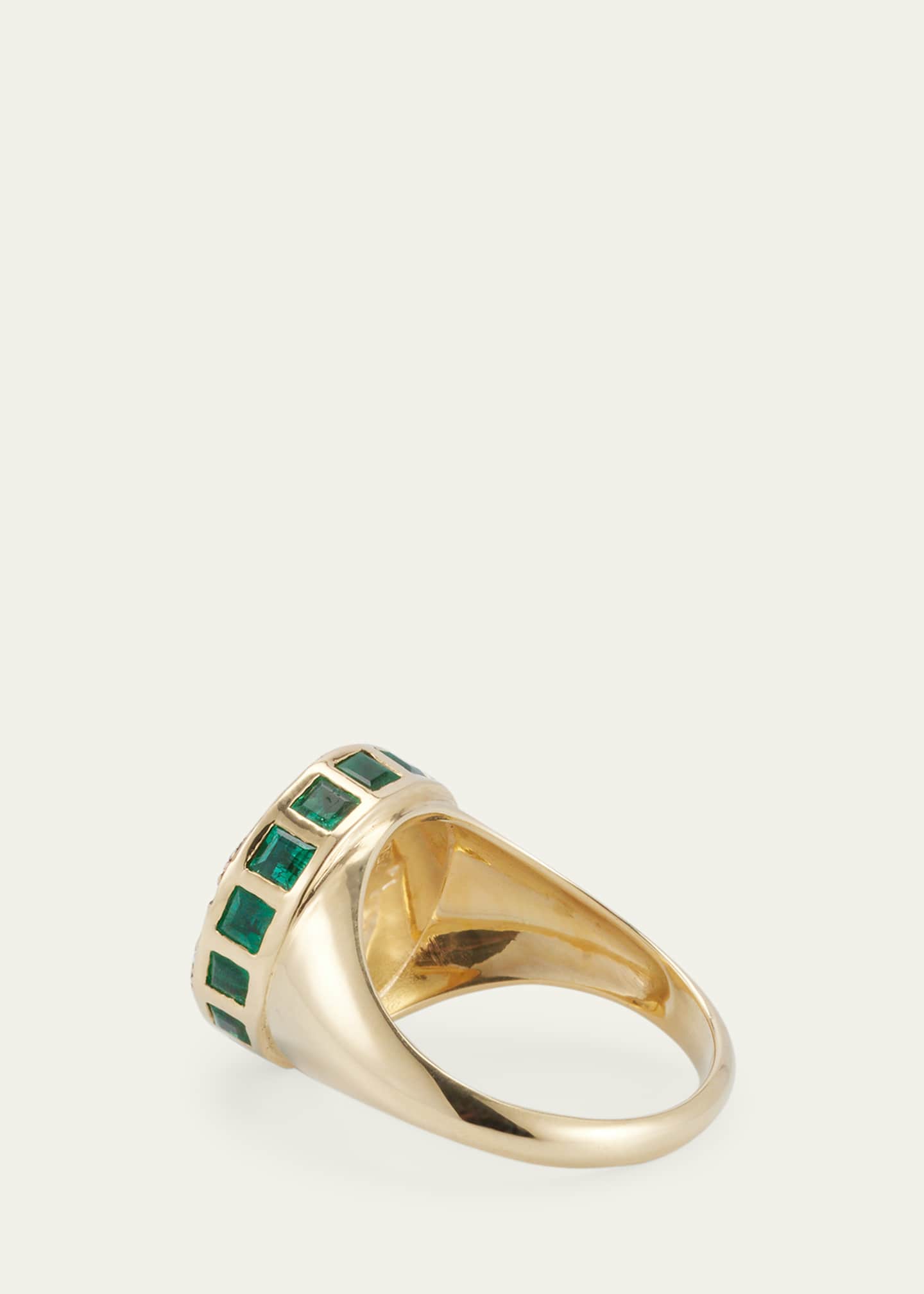 ILEANA MAKRI 18K Gold Dawn Multi-Stone Chevalier Ring Image 4 of 4