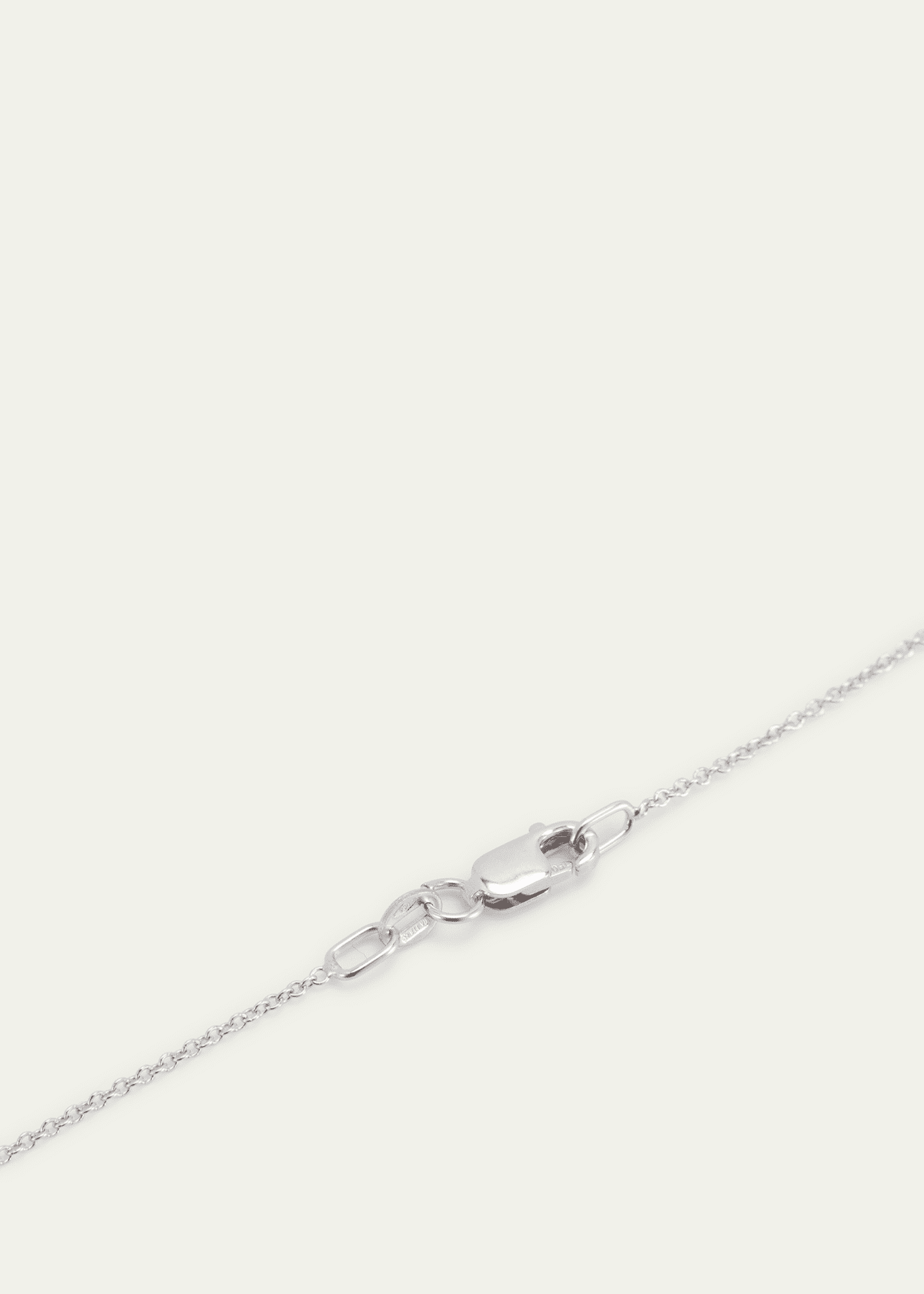ILEANA MAKRI Little Dawn Blue Sapphire and Diamond 18K White Gold Necklace Image 4 of 4