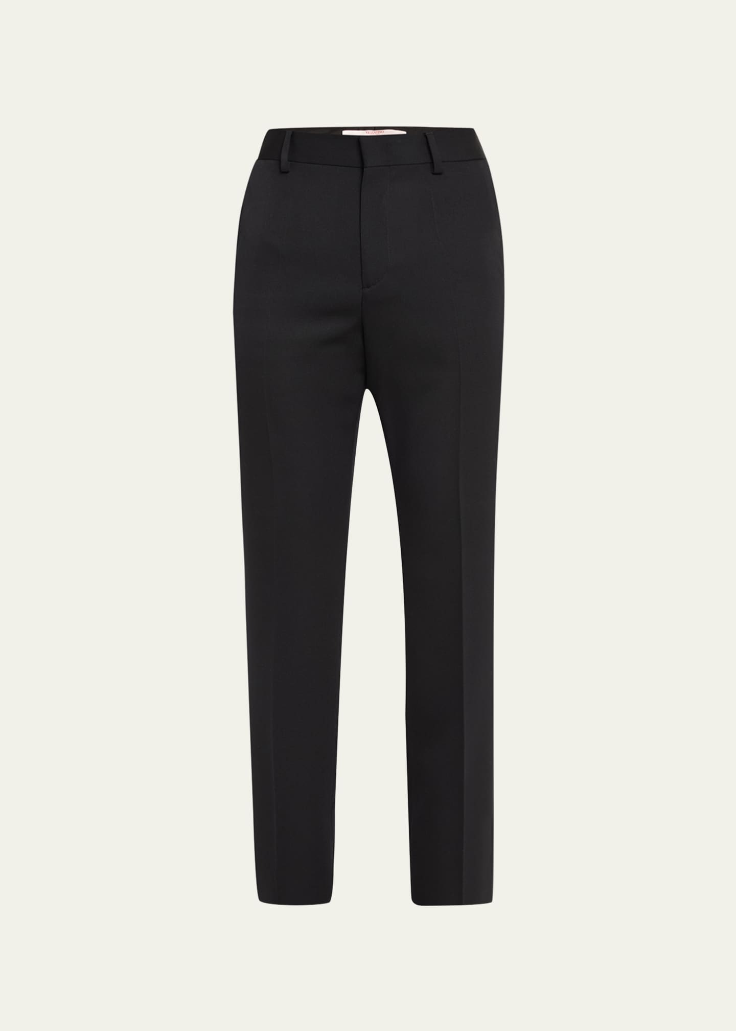 Valentino Garavani Men's Pintuck Wool Pants - Bergdorf Goodman