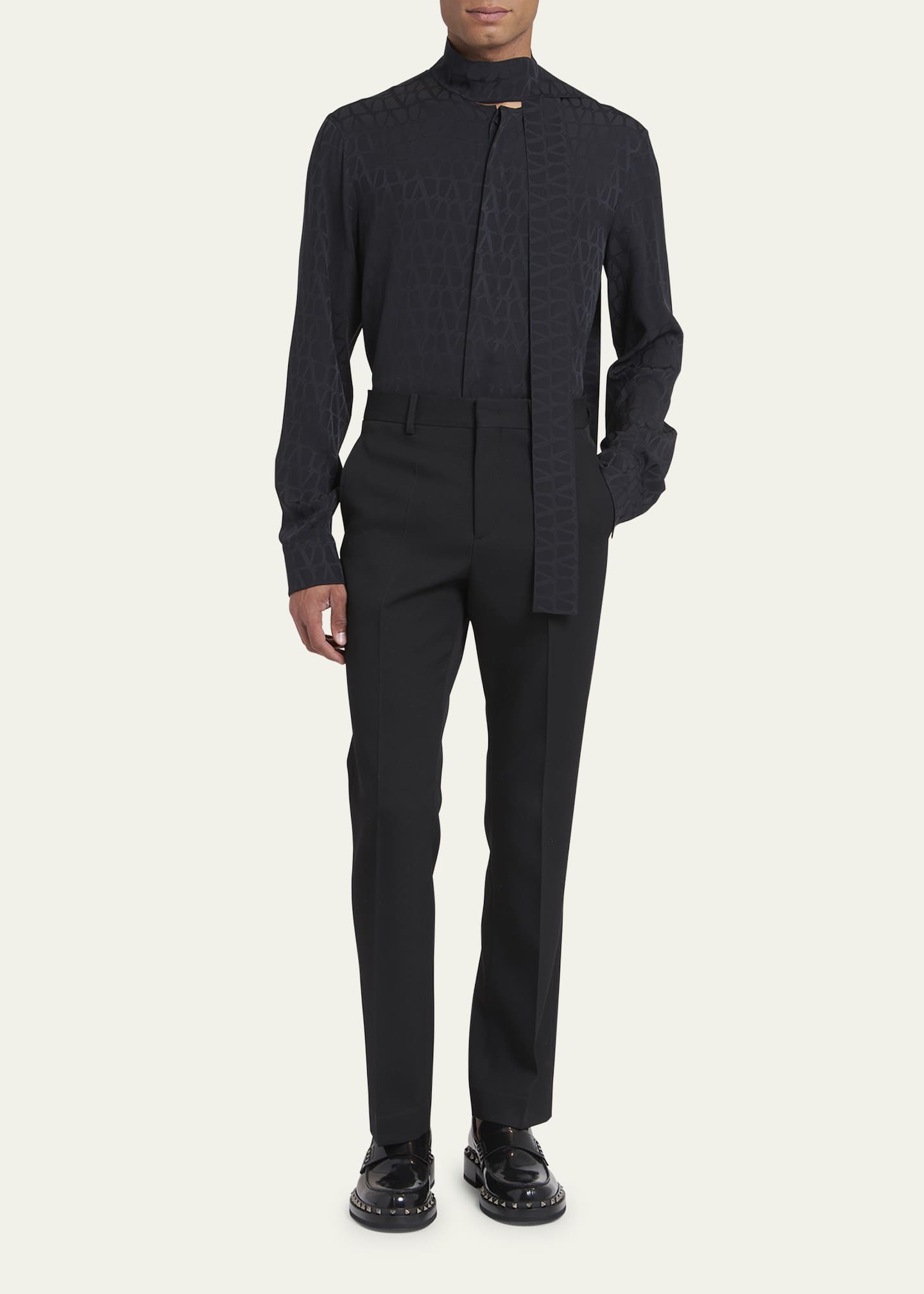 Valentino men's dress shirts cheap