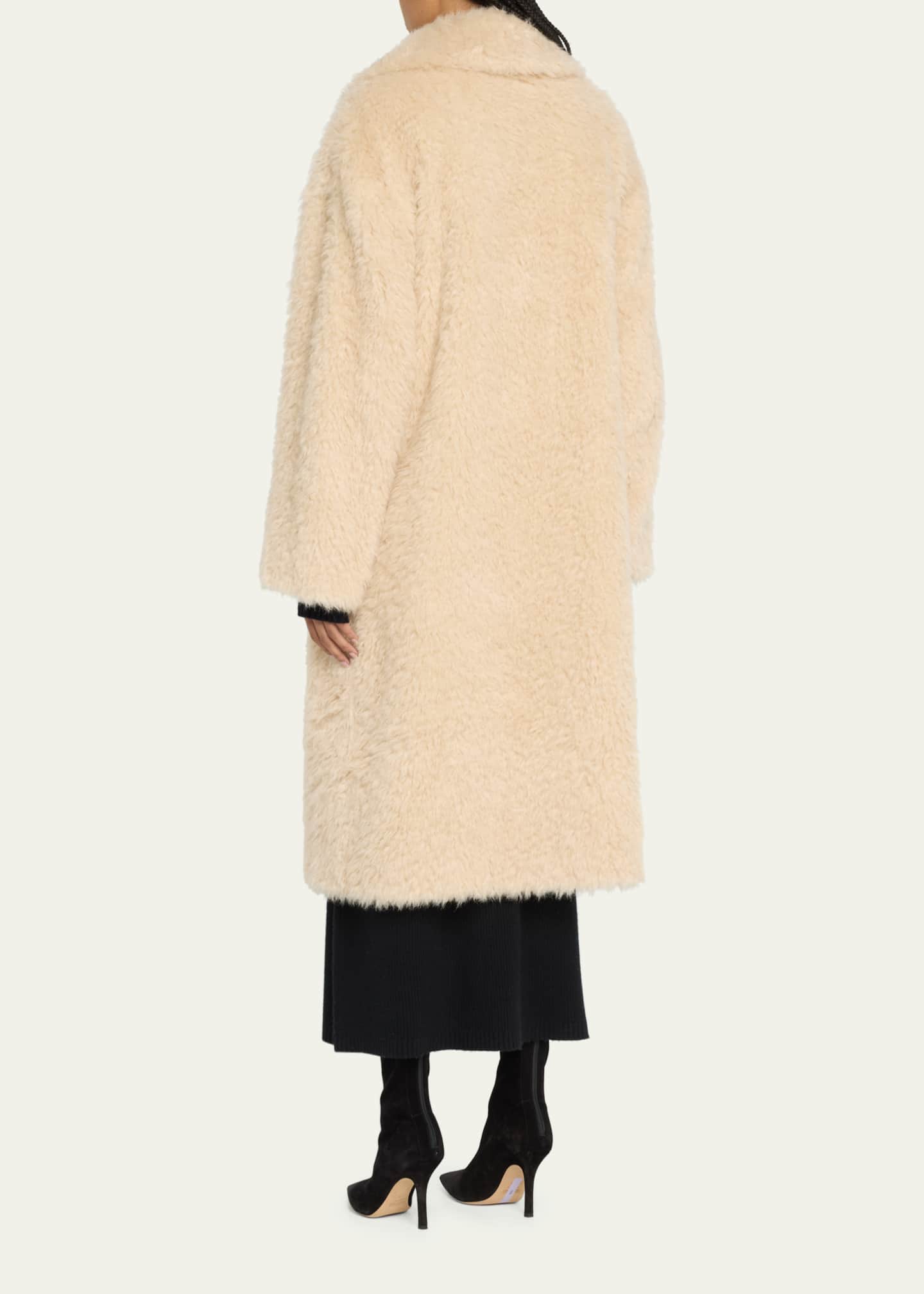 STAND Nicole Long Faux-Fur Coat - Bergdorf Goodman