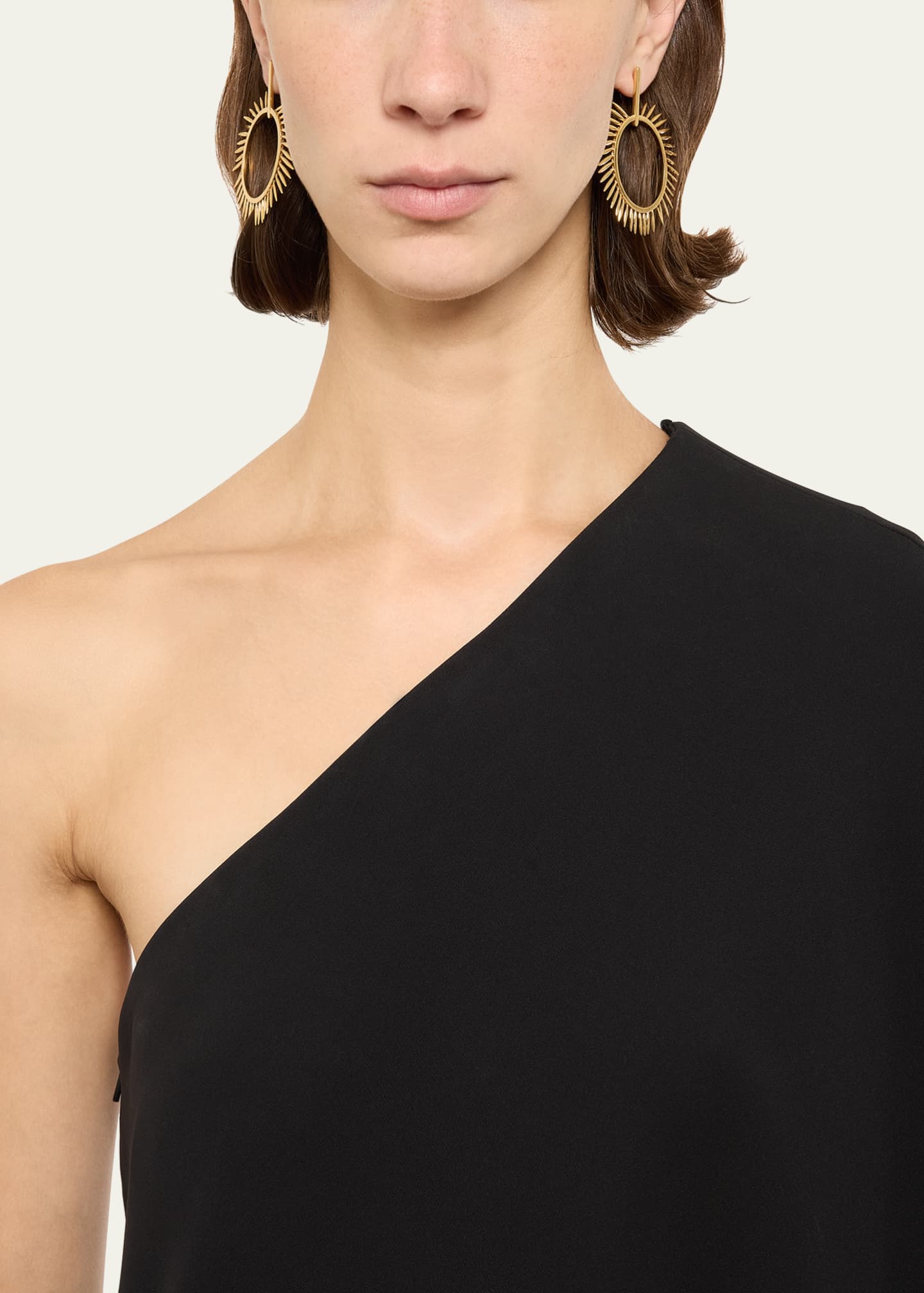 ILEANA MAKRI 18K Yellow Gold Grass Sunny Earrings Image 2 of 3
