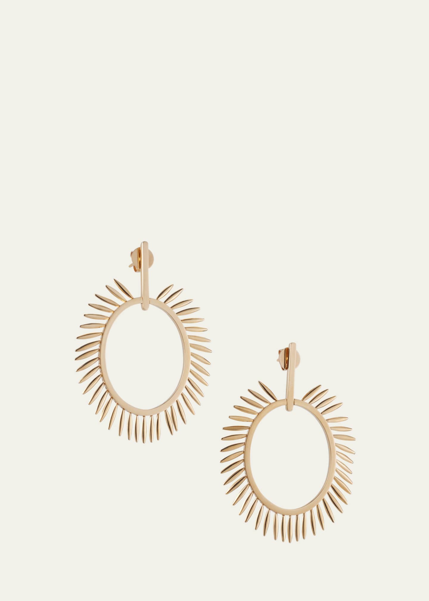 ILEANA MAKRI 18K Yellow Gold Grass Sunny Earrings Image 1 of 3