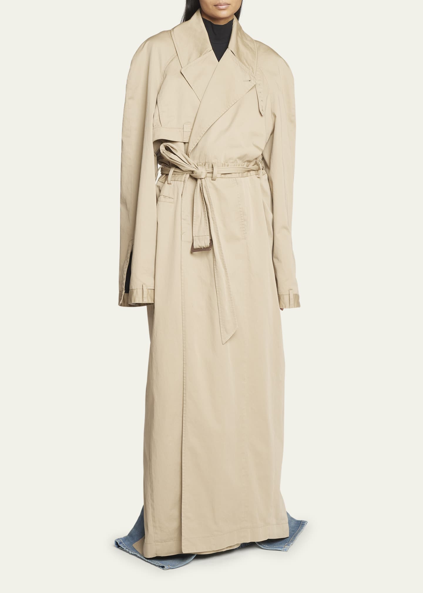 Deconstructed sales trench coat
