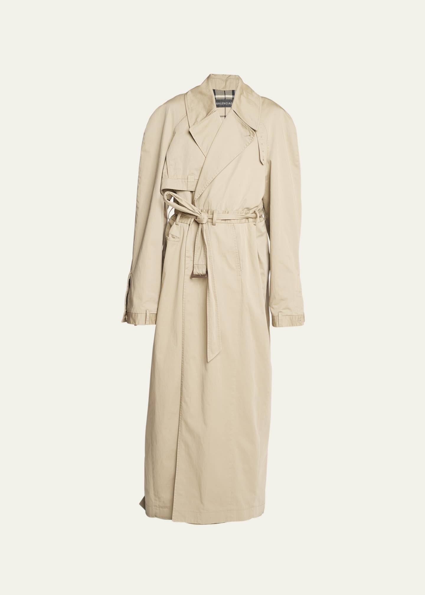 超可爱 BALENCIAGA trench 48 coat トレンチコート - www 