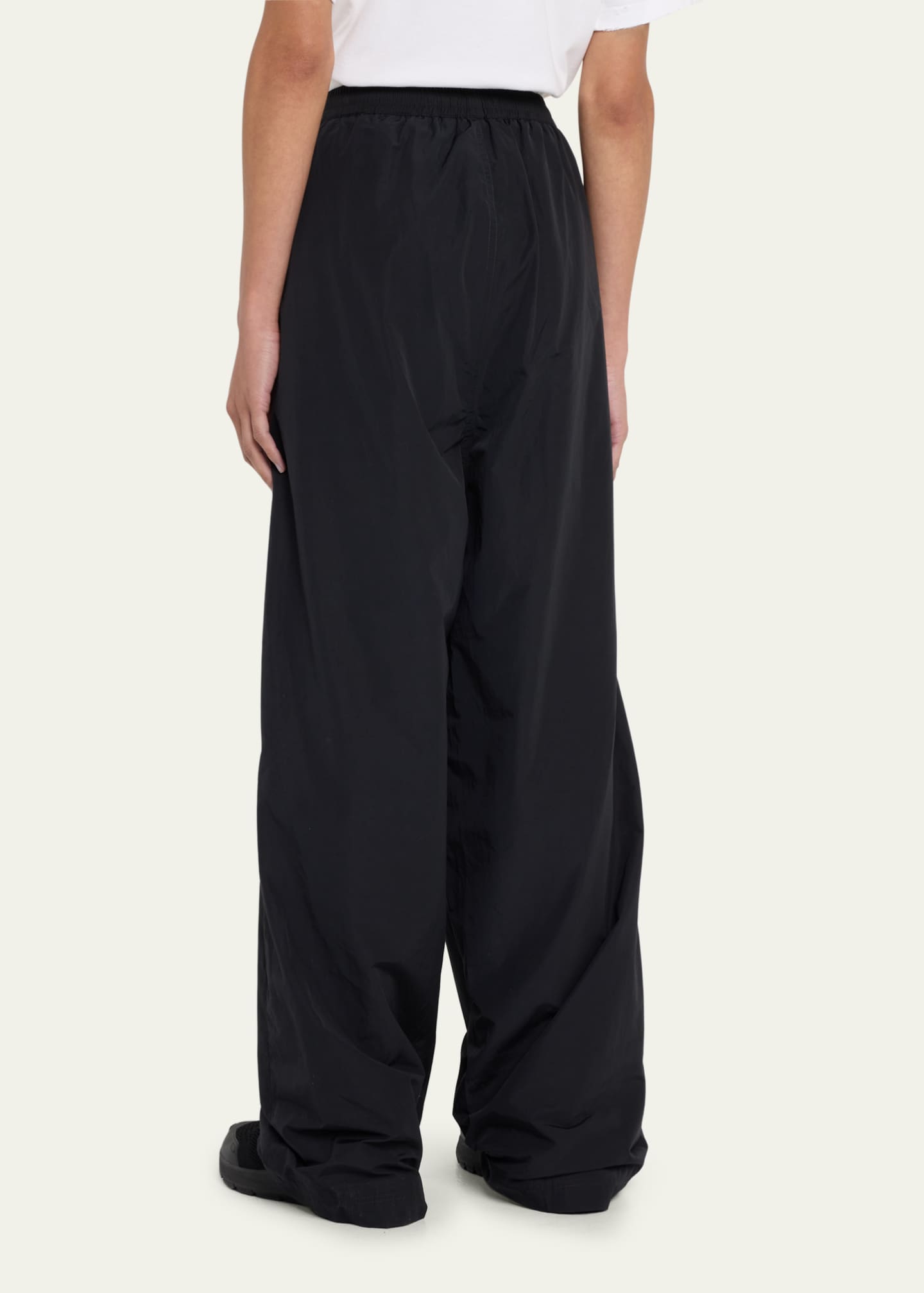 Balenciaga Wide-Leg Tracksuit Pants