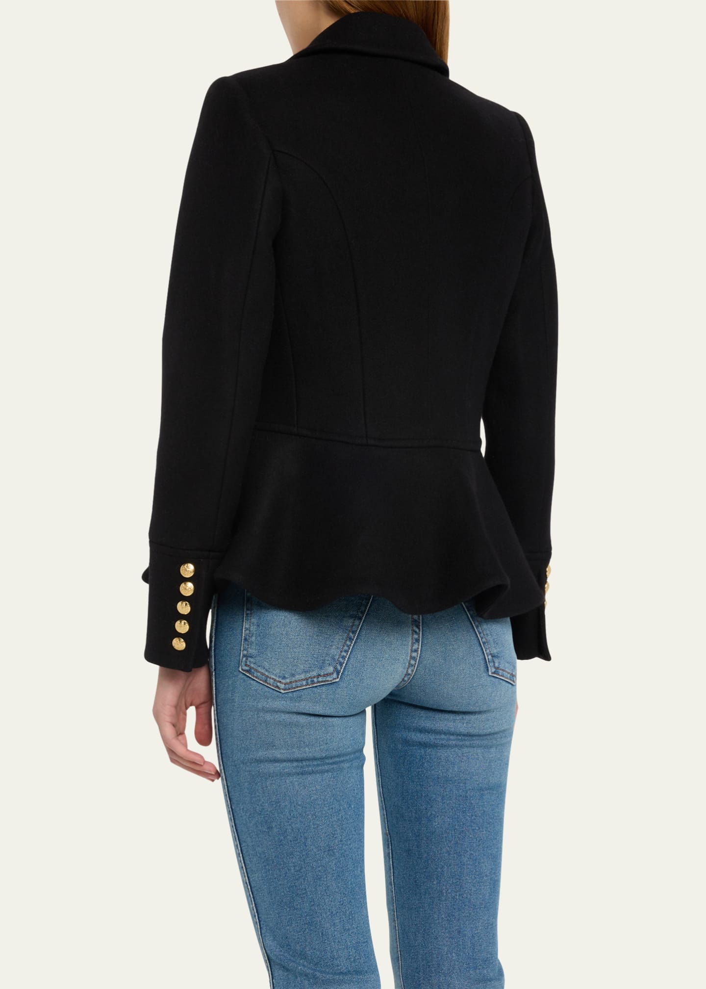 Double Peplum Jacket Laubeblanc Double Knit Peplum Jacket Pants