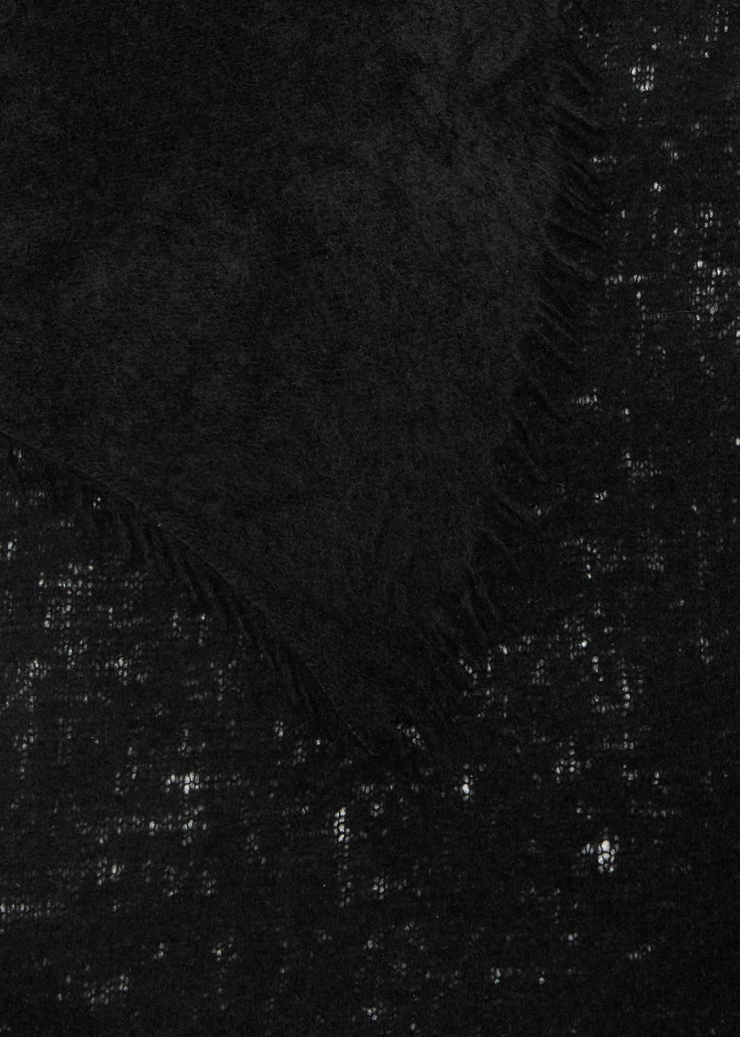 Denis Colomb Fuzzy Feutre Cashmere Shawl Image 4 of 4