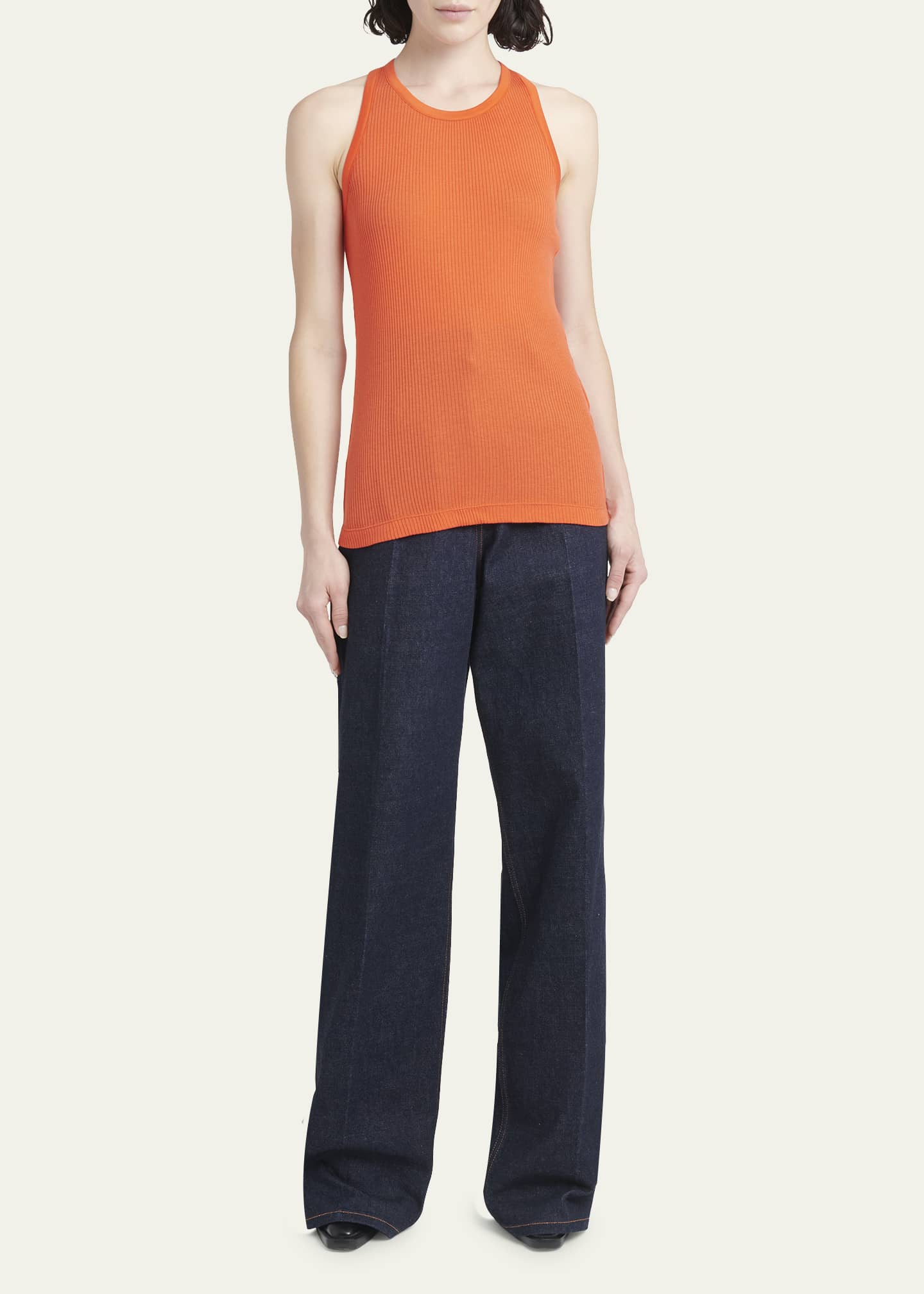 Ferragamo Jersey Rib Tank Top Image 2 of 5