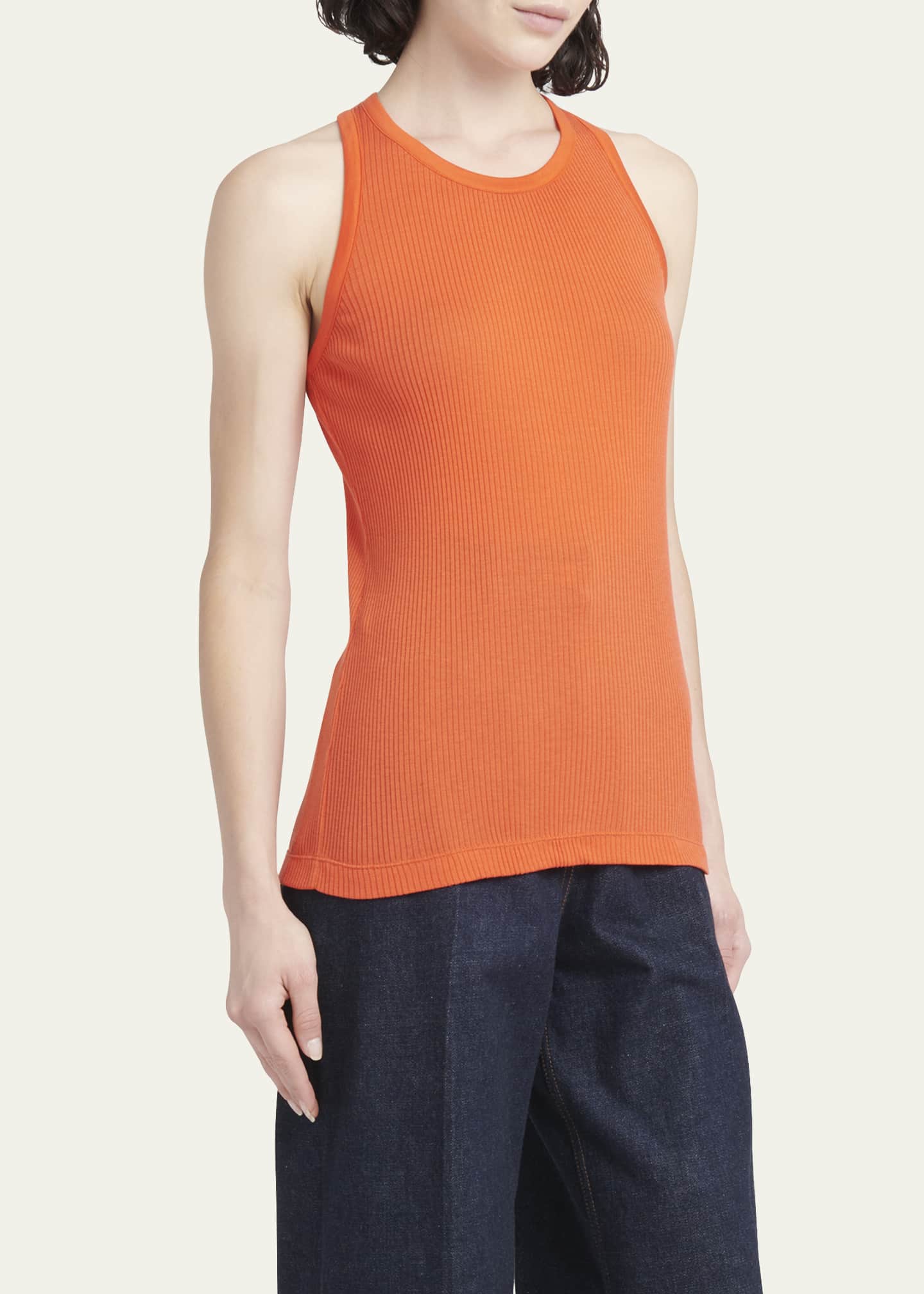 Ferragamo Jersey Rib Tank Top Image 4 of 5