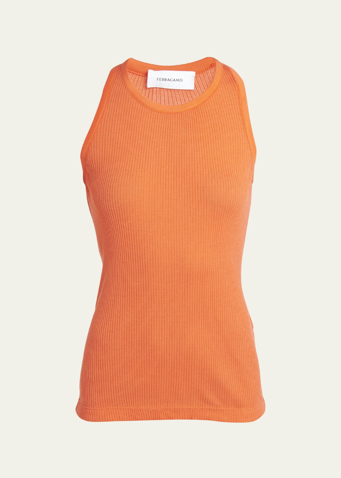 Ferragamo Jersey Rib Tank Top Image 1 of 5