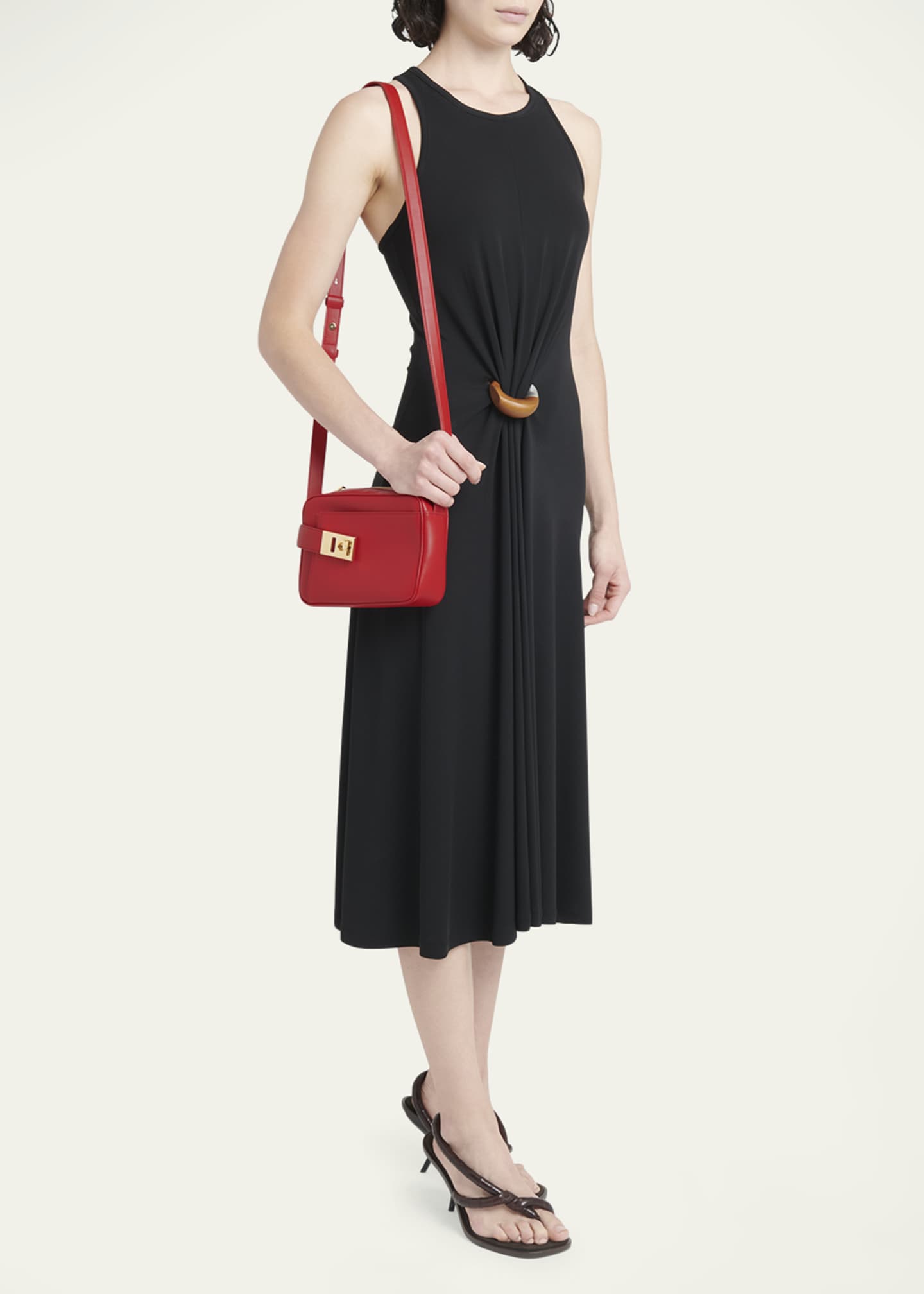 Ferragamo gancini camera bag outlet