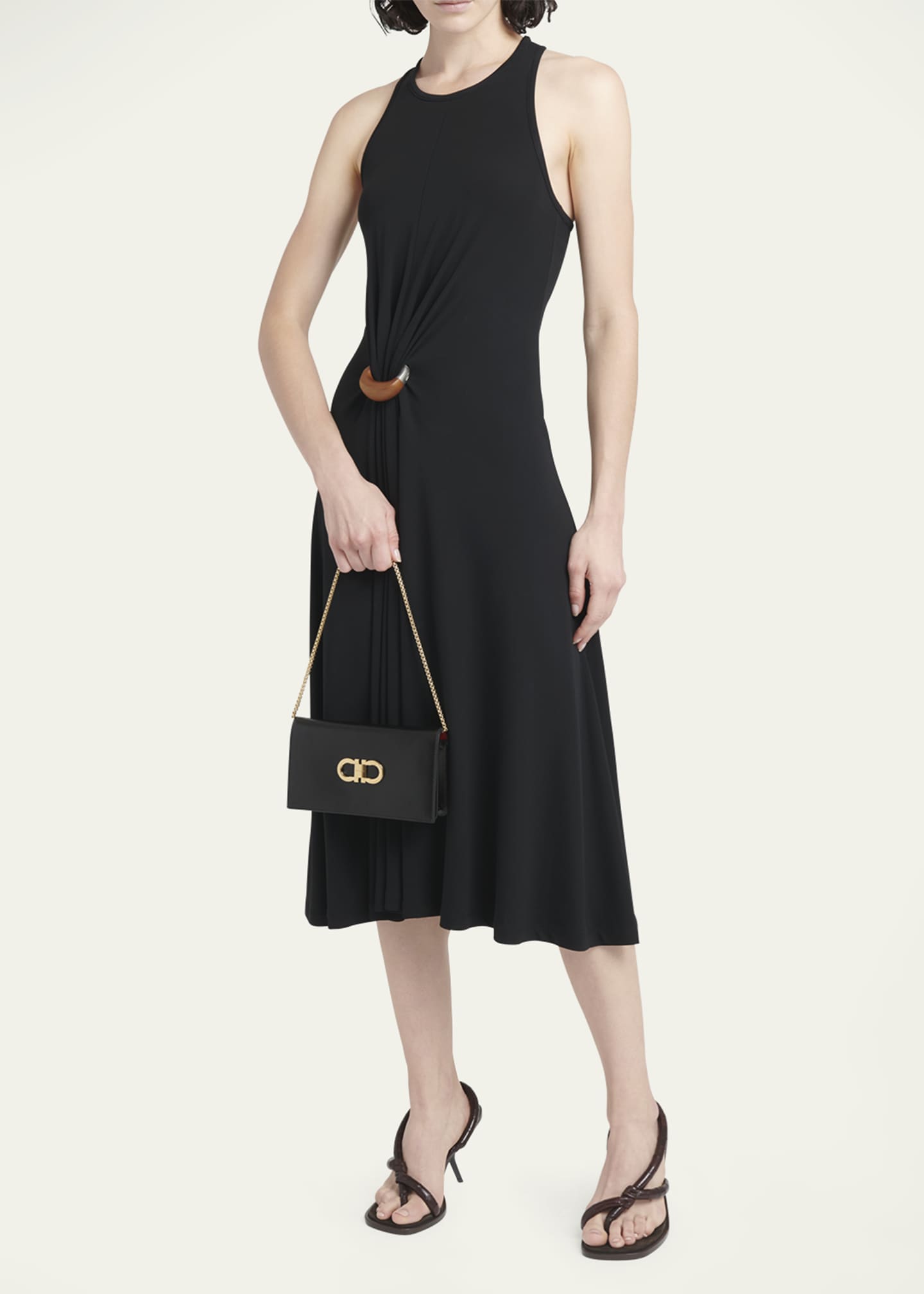 【FERRAGAMO】Double Gancini Flap Shoulder Bag/全国送料込み Ferragamo Double Gancio Shoulder Bag - Bergdorf Goodman