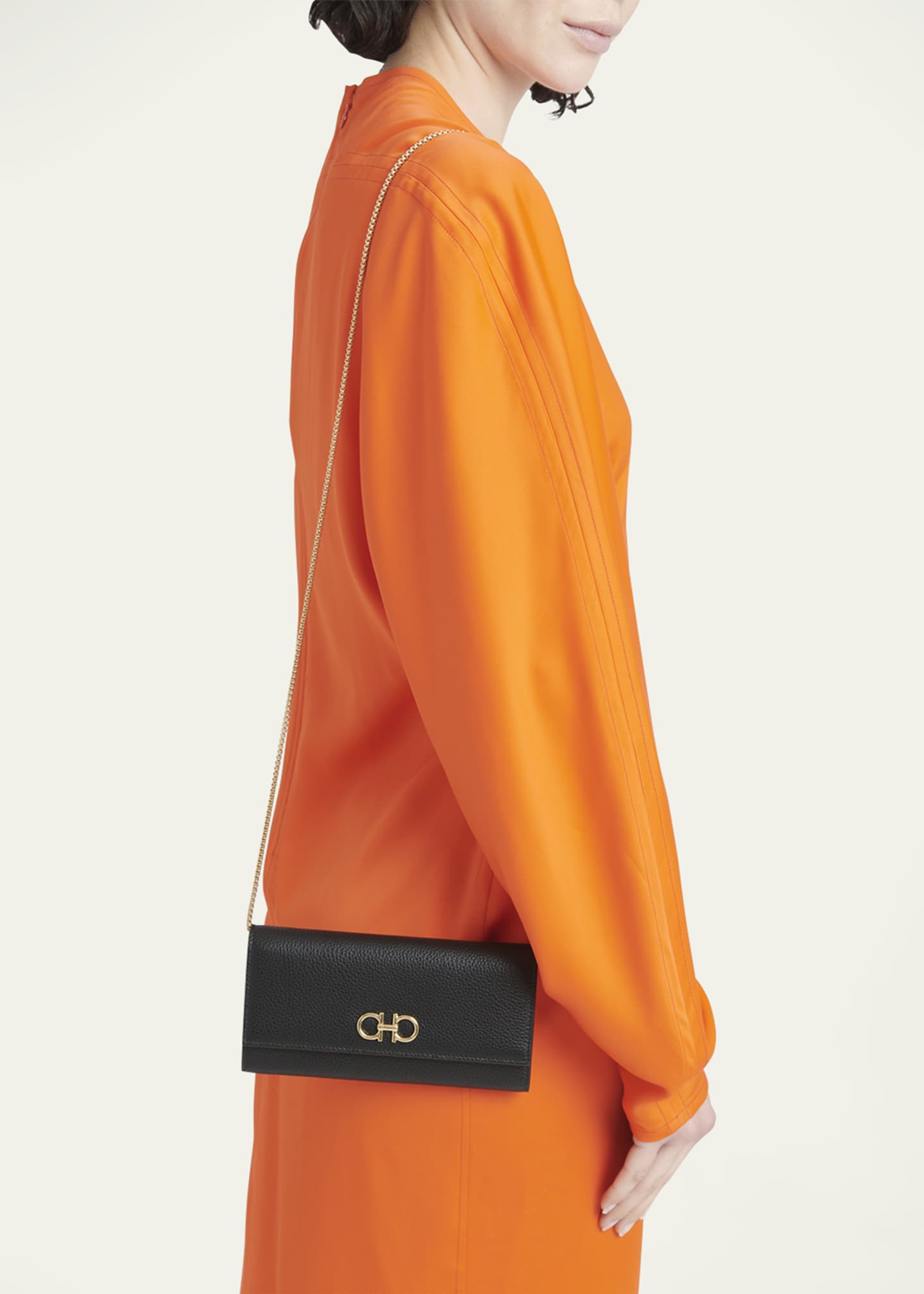 Ferragamo wallet on chain online