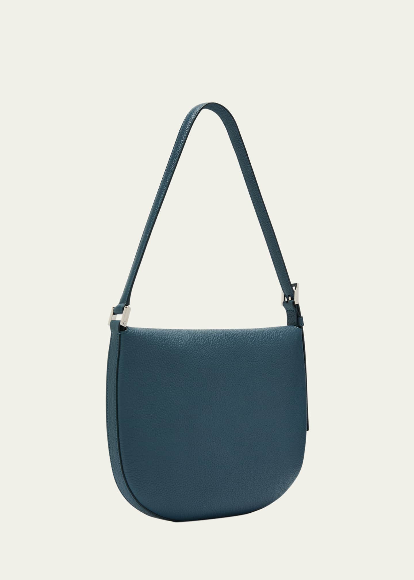 Savette Tondo Small Grain Leather Hobo Bag Image 3 of 5